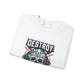 Skull Art Crewneck Sweatshirt – Destroy My Trust Design | Unisex Heavy Blend™