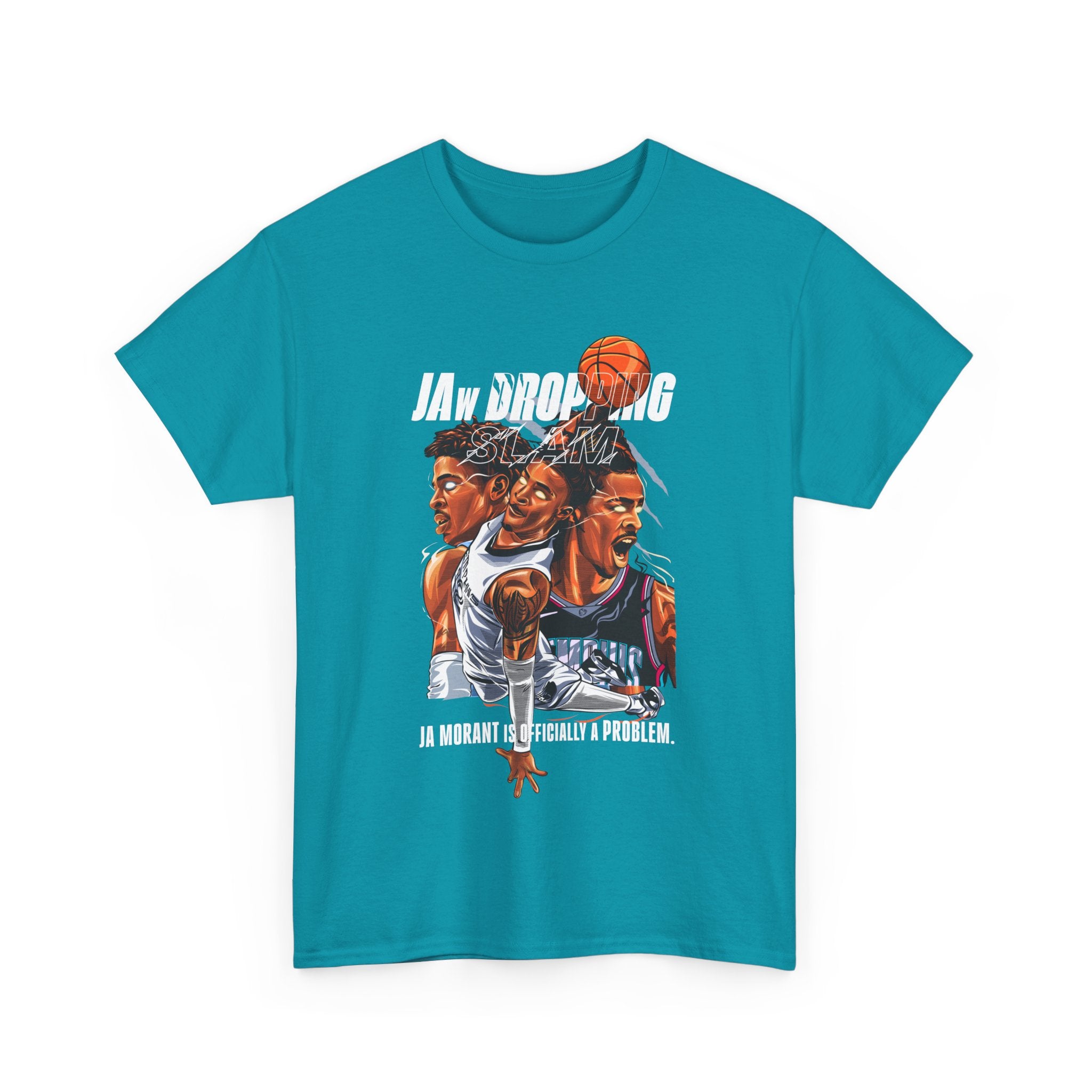 Ja Morant Slam Dunk Unisex Heavy Cotton Tee