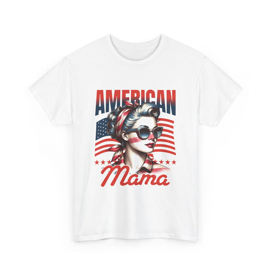 American Mama Graphic Tee - Unisex Heavy Cotton T-Shirt