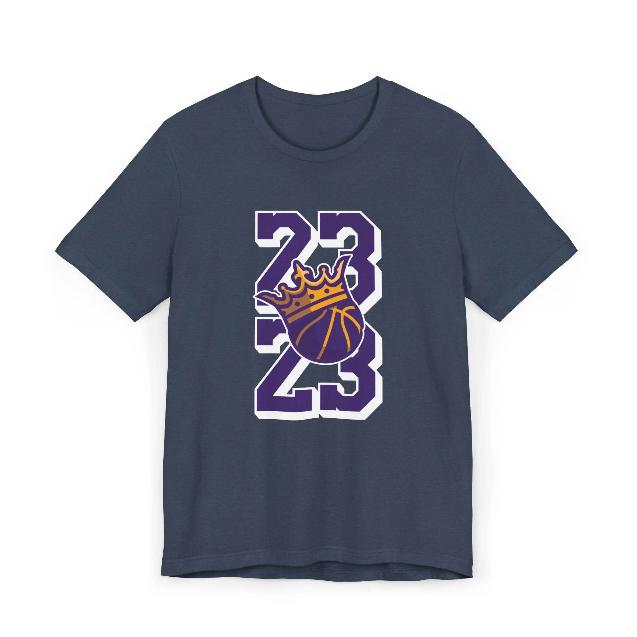 King of the Court Unisex Jersey T-Shirt - Basketball 23 Design