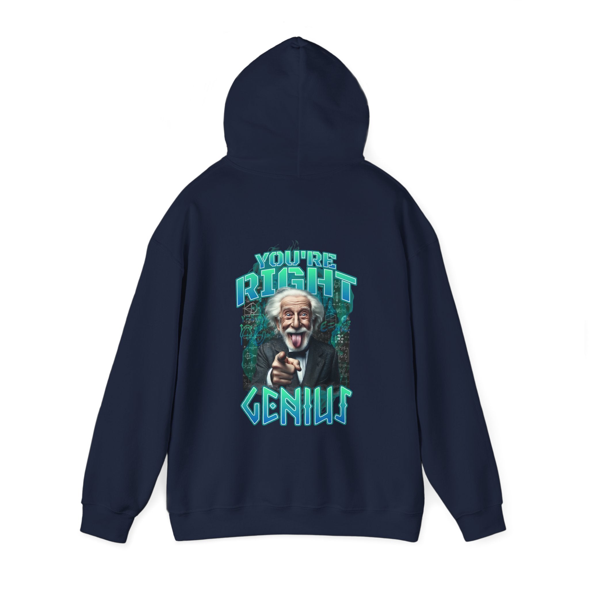 You're Right Genius Unisex Heavy Blend Hoodie – Fun & Quirky Sweatshirt for All Ages