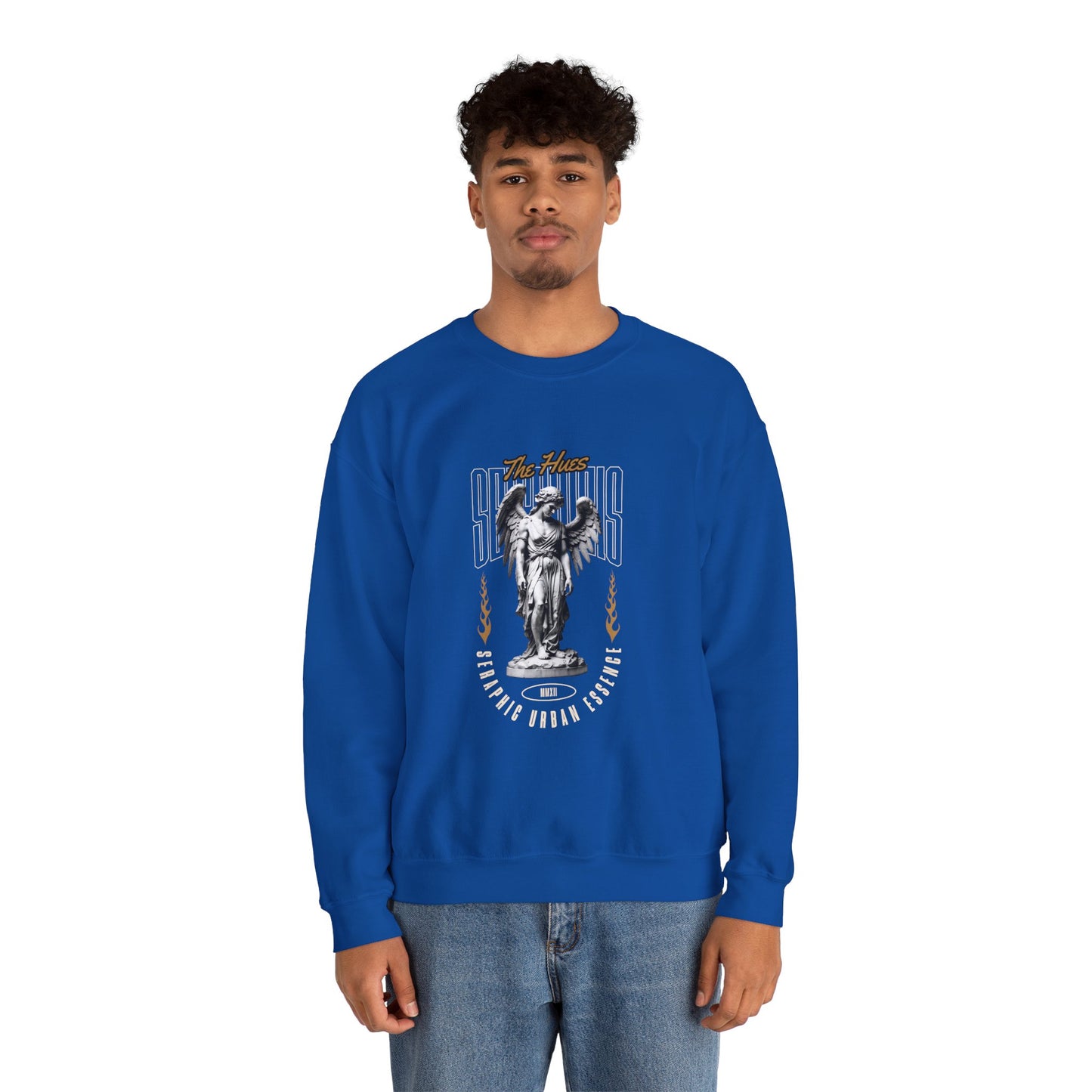 Urban Angel Unisex Heavy Blend™ Crewneck Sweatshirt - Streetwear Style