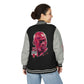 Unisex Heavyweight Letterman Jacket - Retro Basketball Style with Michael Jordan Graphic