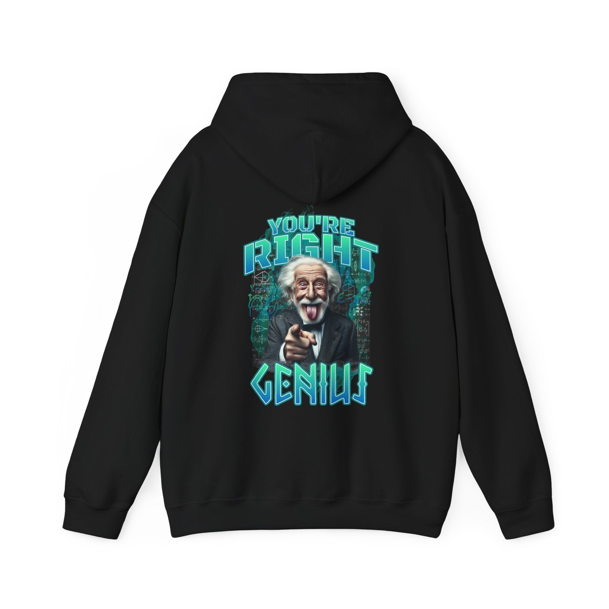 You're Right Genius Unisex Heavy Blend Hoodie – Fun & Quirky Sweatshirt for All Ages