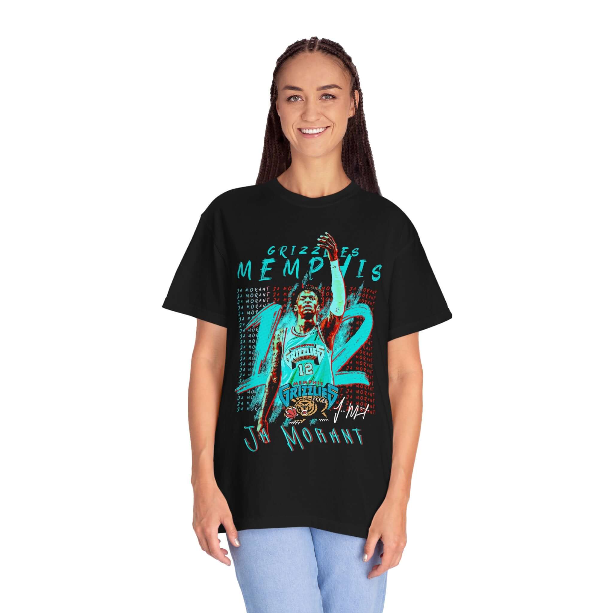 Memphis Grizzlies Jo Morant T-Shirt, Basketball Fan Gear, Sports Shirt, Gift for NBA Fans, Unisex Casual Wear