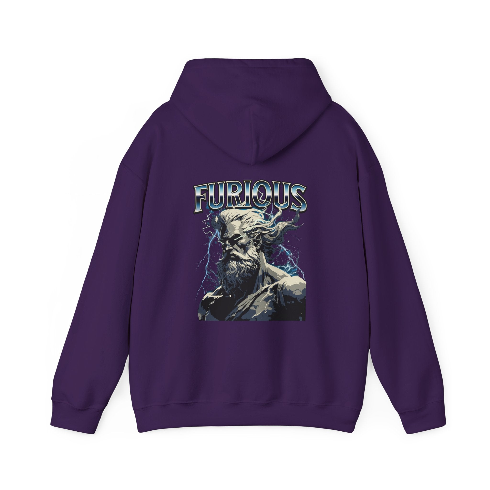 Furious Graphic Unisex Heavy Blend Hoodie - Bold Design for Cool Comfort