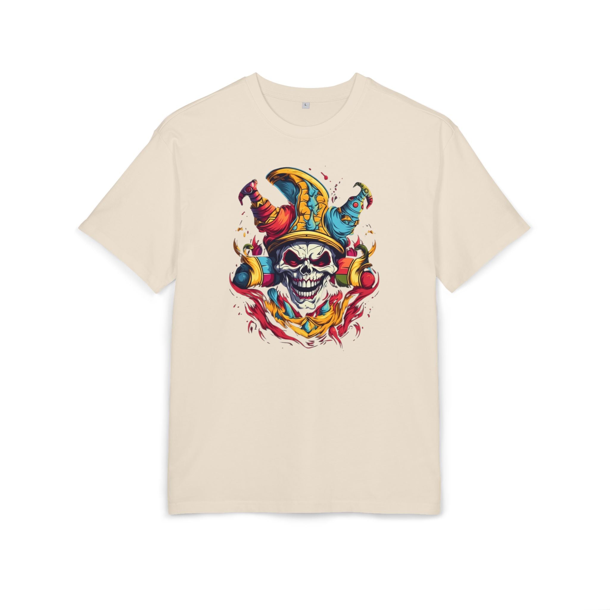 Clown Skull Unisex Heavy Oversize Tee