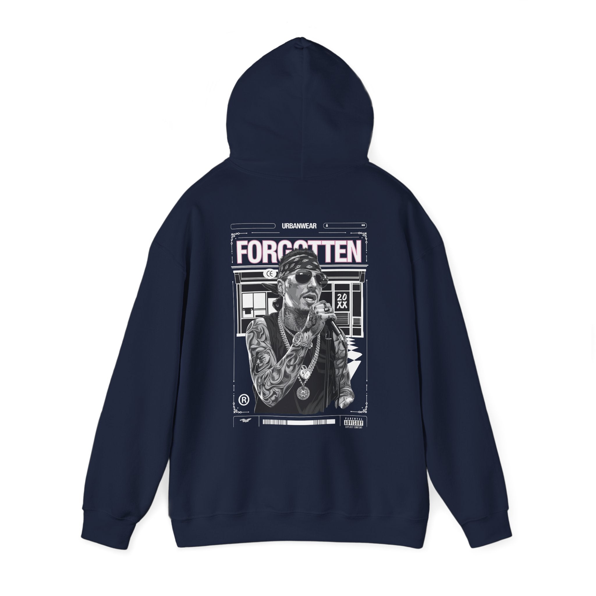 Unisex Heavy Blend™ Hooded Sweatshirt - 'Forgotten' Artwork for Music Lovers