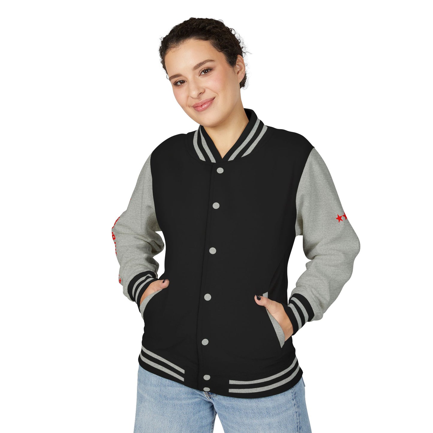 Unisex Heavyweight Letterman Jacket - Celebrate America 4th of July