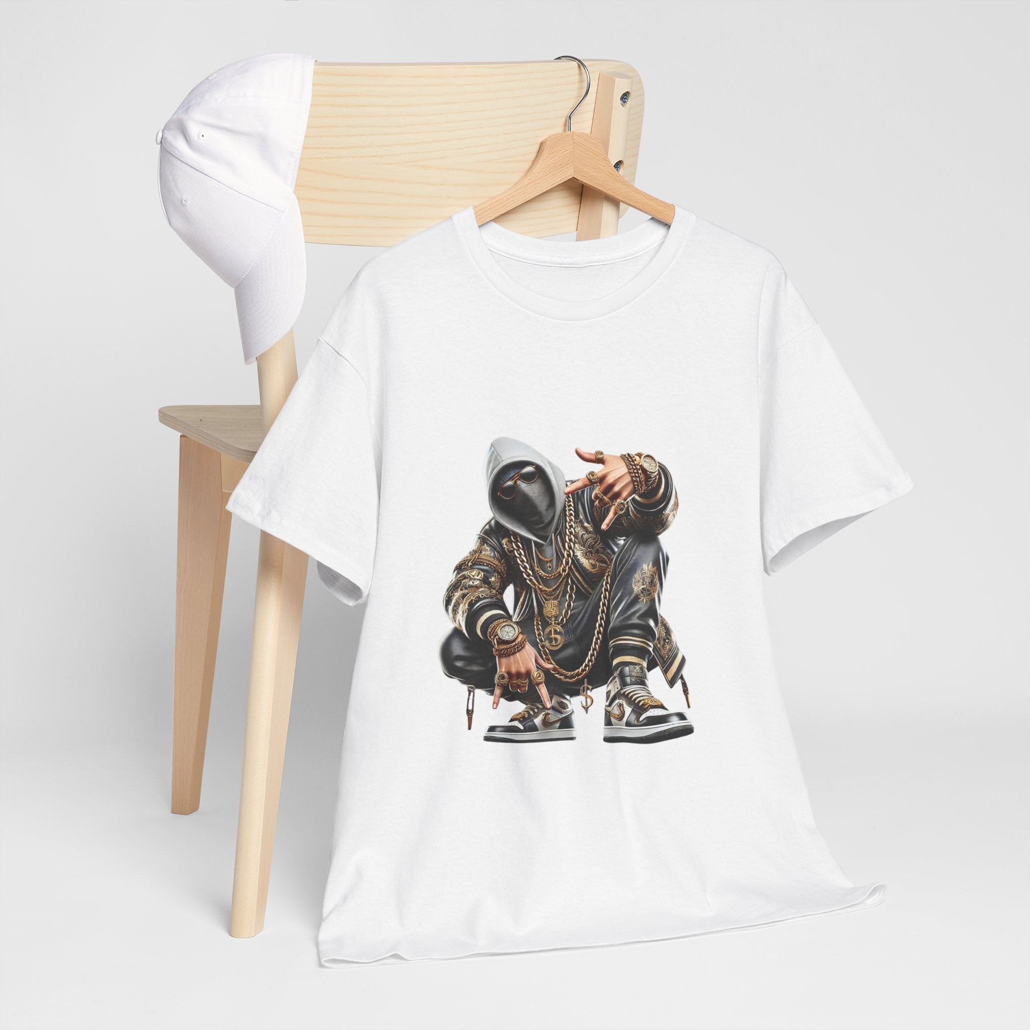 Urban Streetwear Tee with Graffiti Design