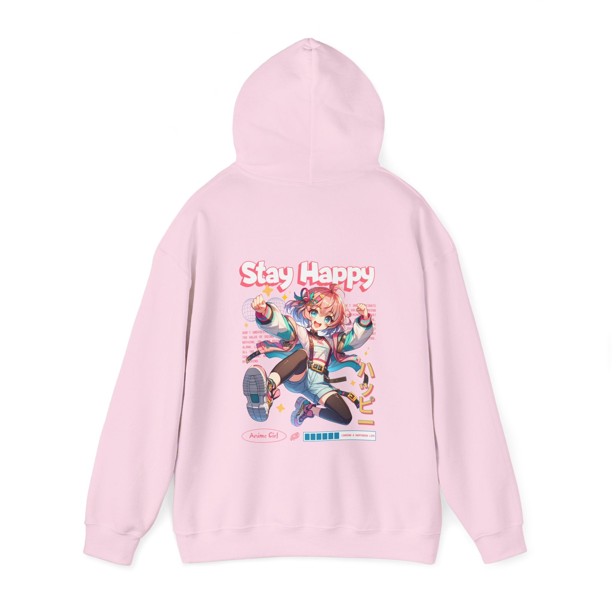 Stay Happy Graphic Hoodie - Unisex Heavy Blend™ Sweatshirt