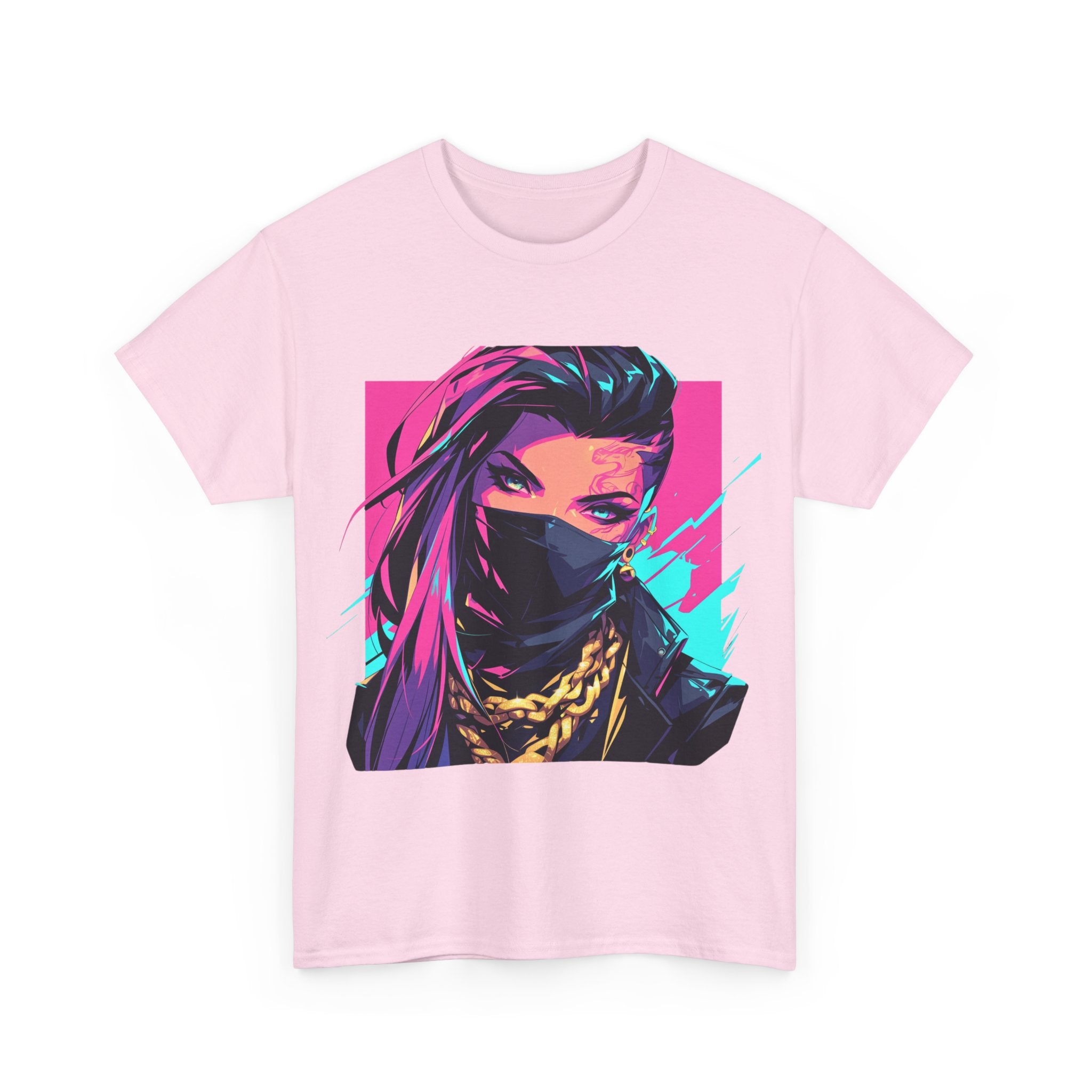 Anime Gangsta Girl Unisex Heavy Cotton Tee