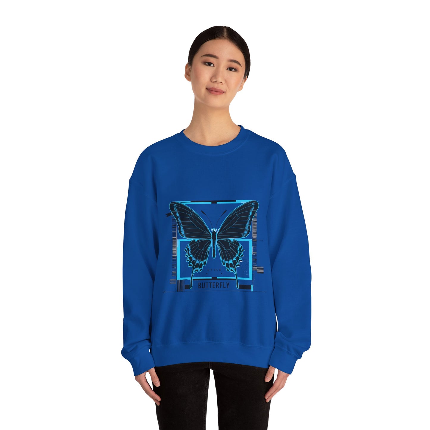 Stylish Butterfly Graphic Unisex Sweatshirt - Dream in Color