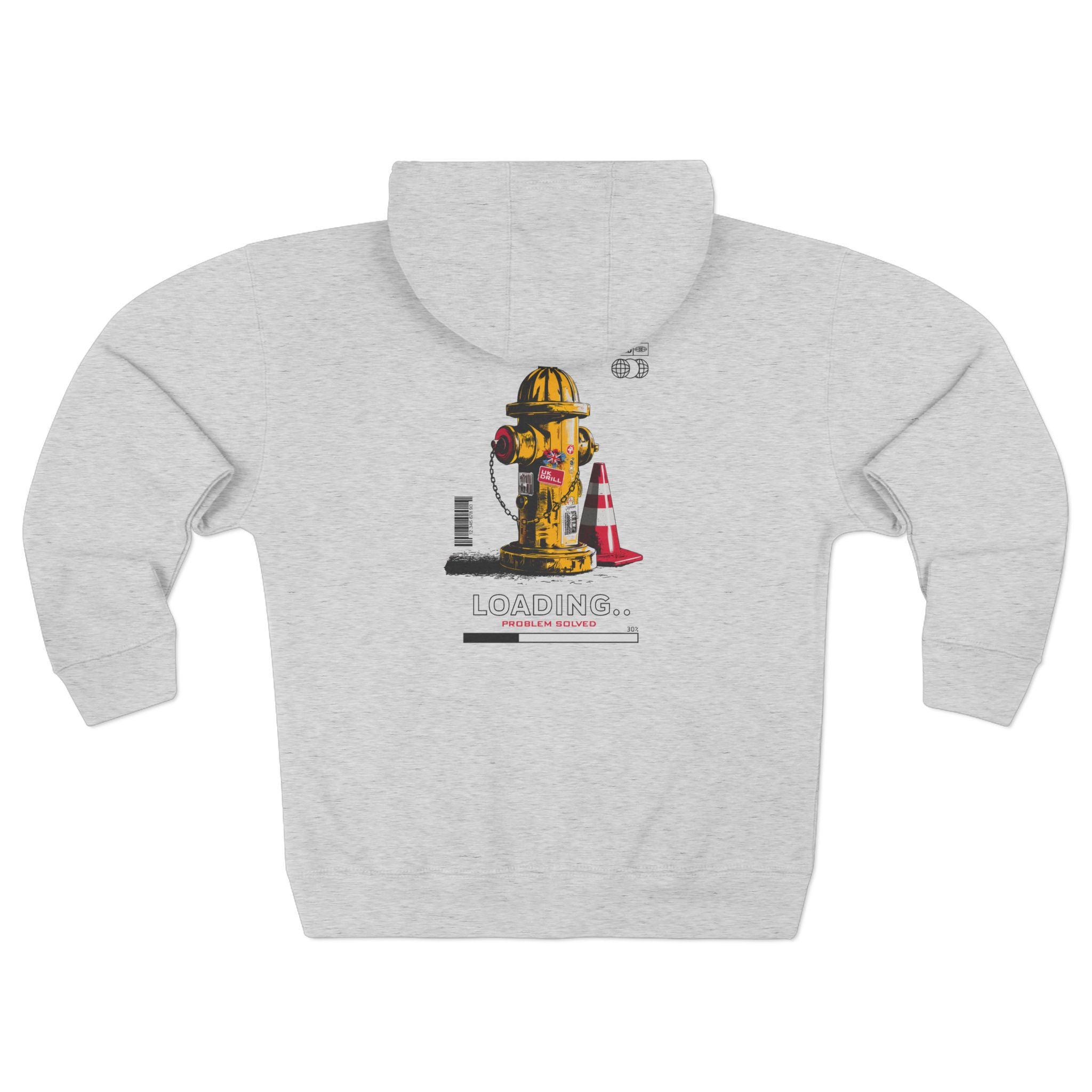 Loading Problem Solved Unisex Zip Hoodie - Perfect for Casual Wear and Firefighter Fans