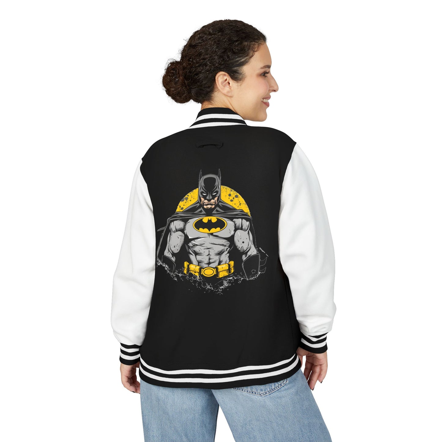 Unisex Batman Heavyweight Letterman Jacket - Classic & Stylish Outerwear