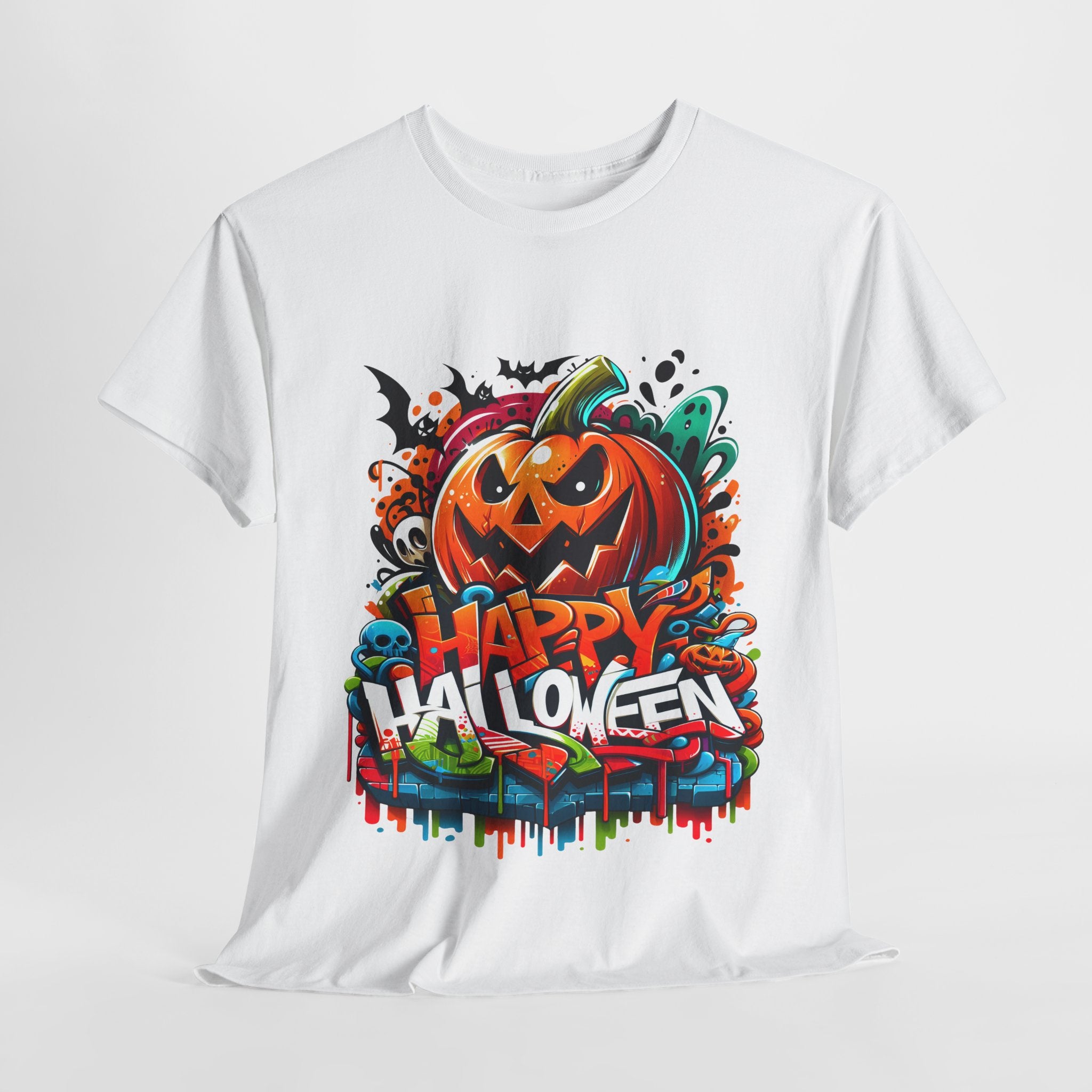 Happy Halloween Unisex Heavy Cotton Tee