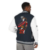 Unisex Heavyweight Letterman Jacket - Retro Basketball Design