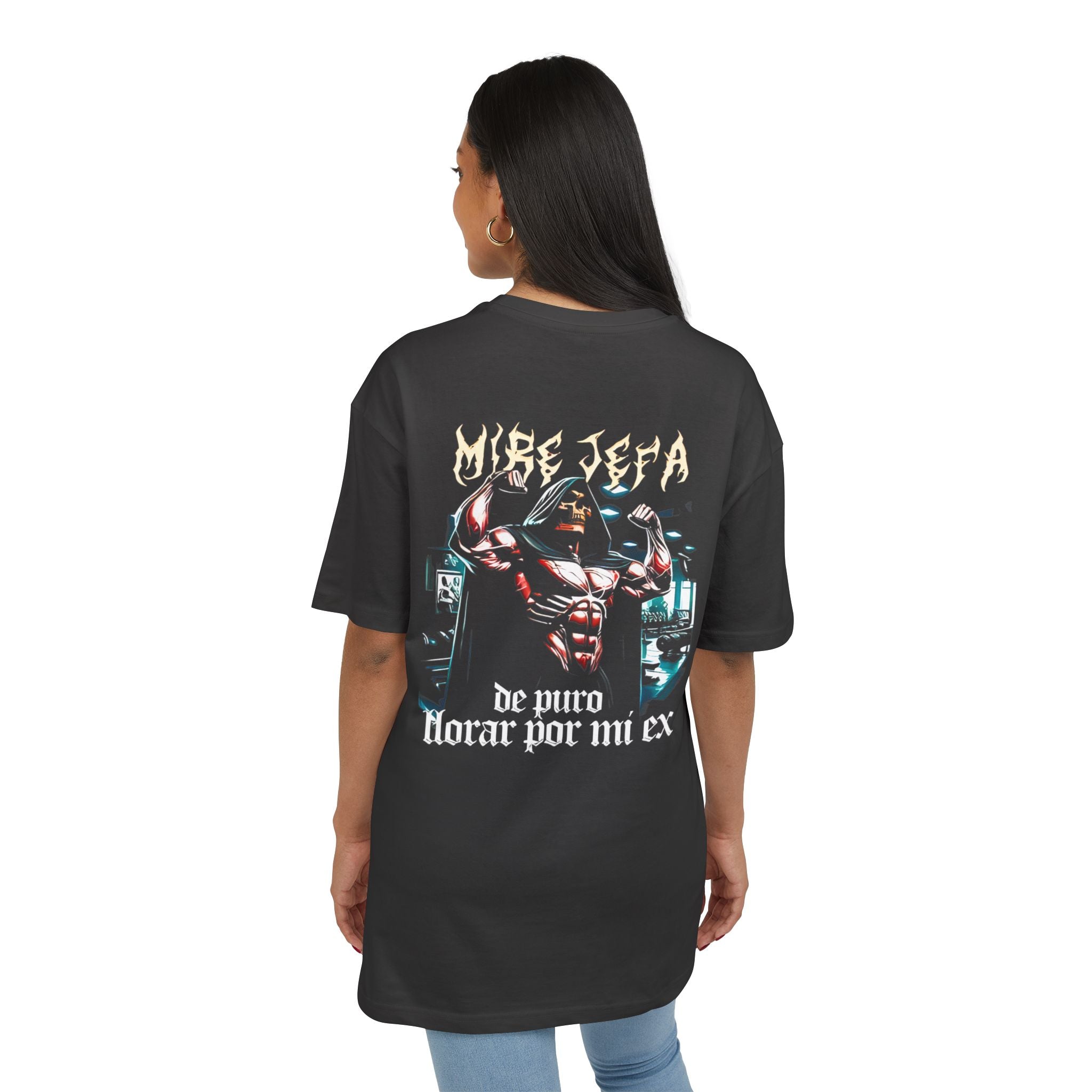 Retro Graphic Unisex Heavy Oversize Tee - 'Miss Jeta' Design