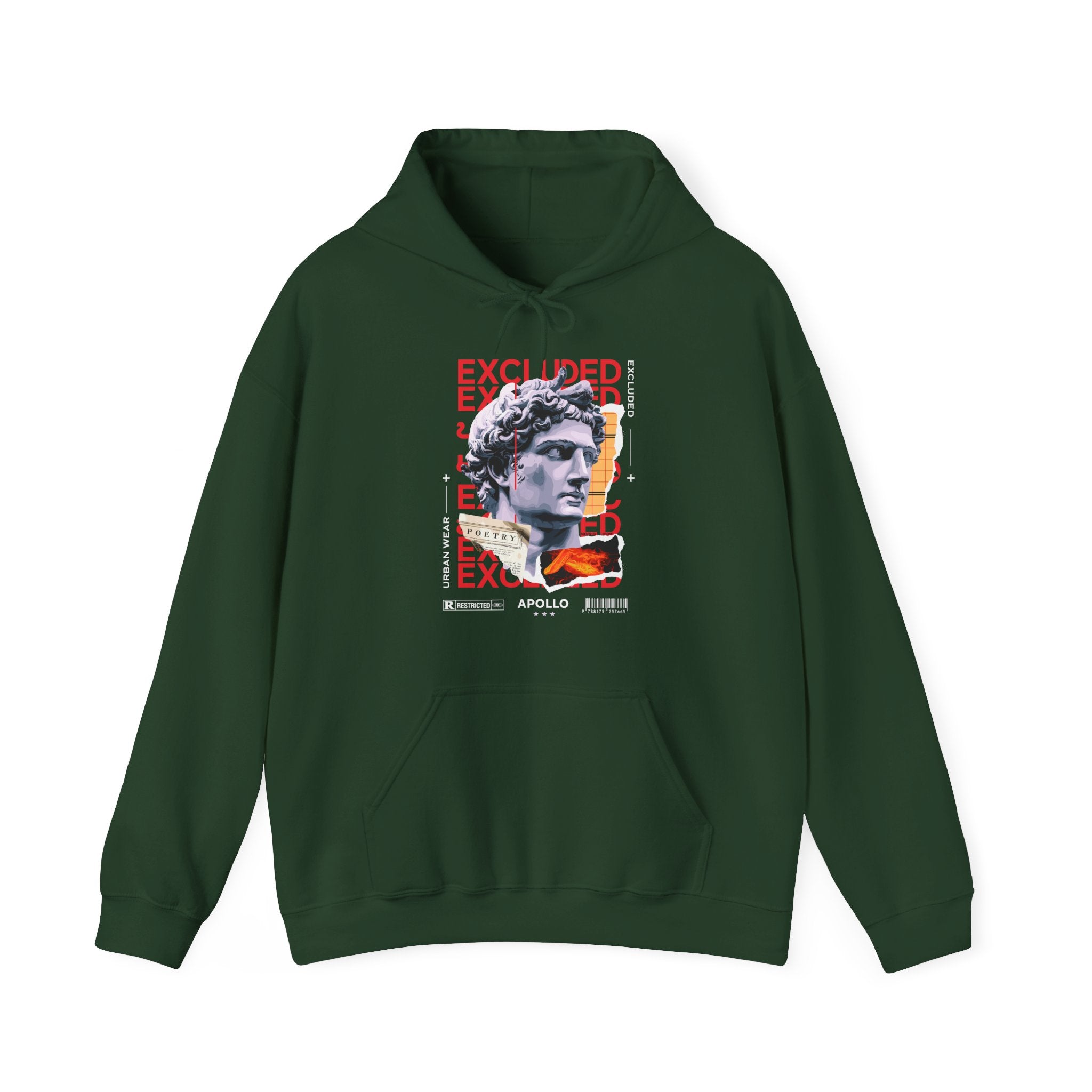 Artistic Apollo Hoodie  Excluded Design for Creative Souls