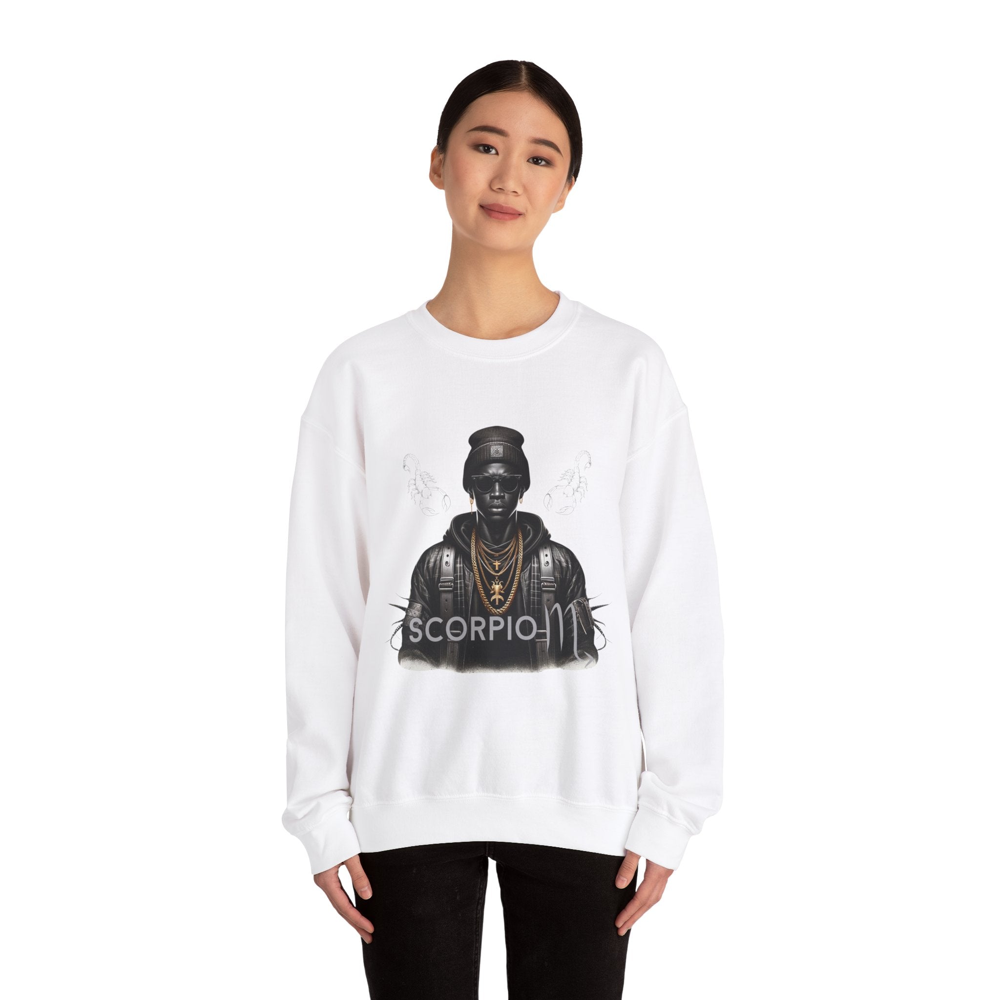 Scorpio Zodiac Crewneck Sweatshirt for Astrology Lovers