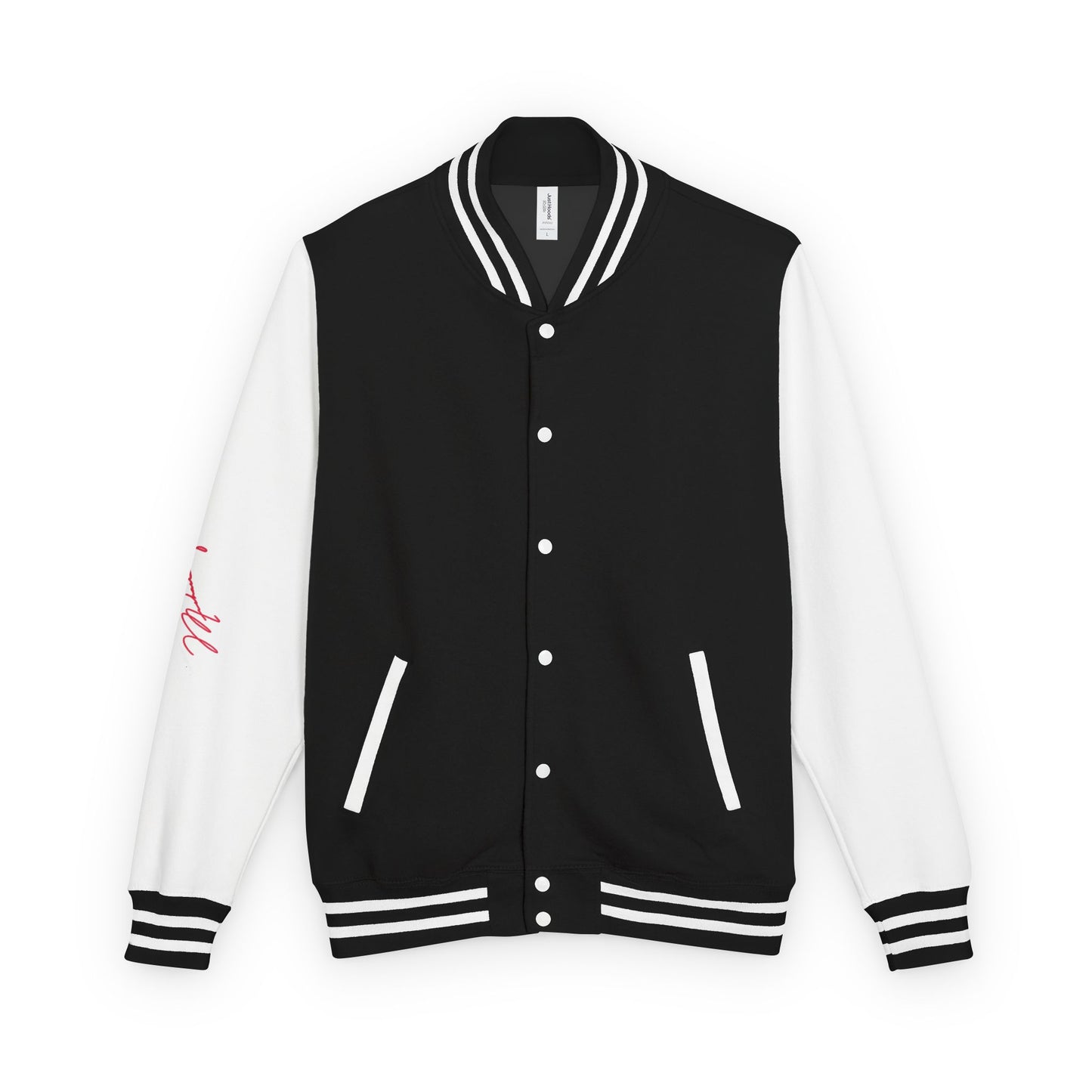 Unisex Heavyweight Letterman Jacket - Retro Basketball Style with Michael Jordan Graphic