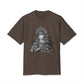 Vintage-Inspired Unisex Heavy Faded Tee with Artistic Design