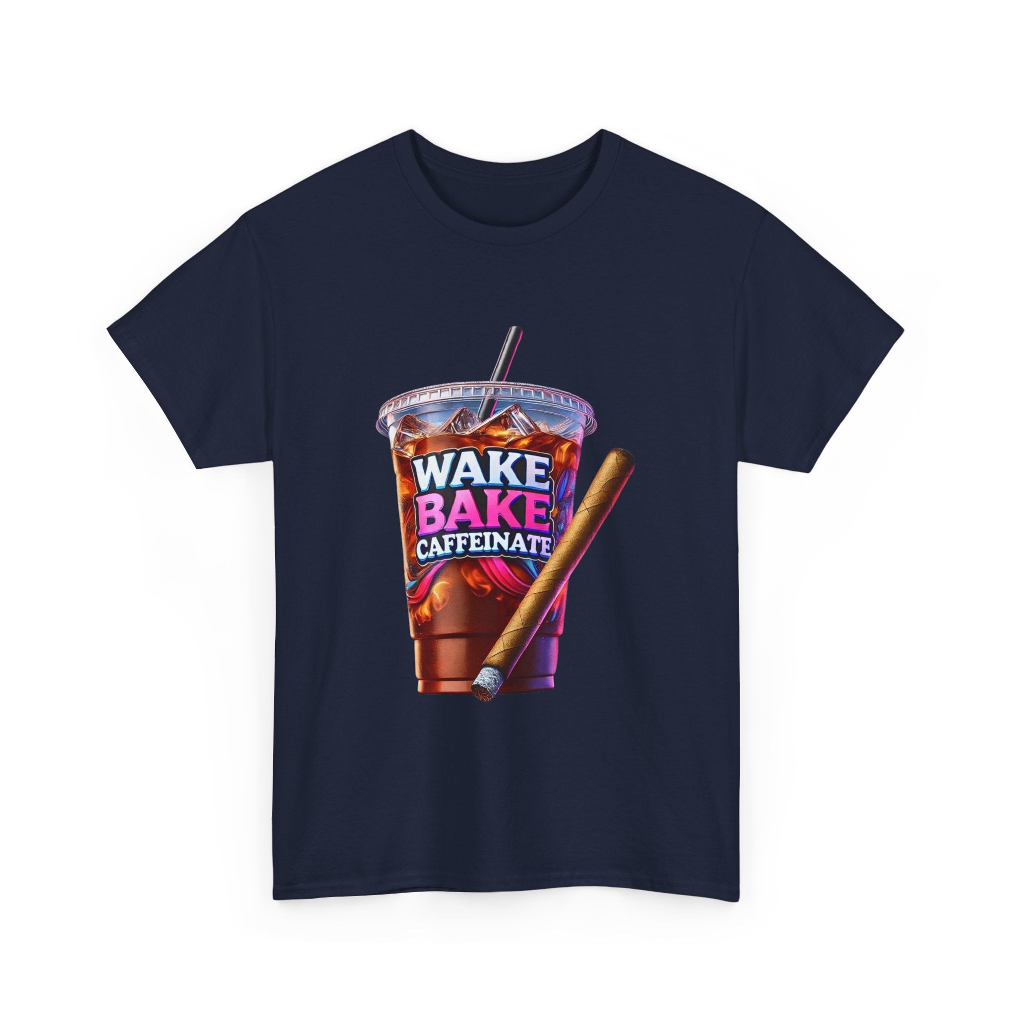 Wake and Caffeinate Unisex Heavy Cotton Tee