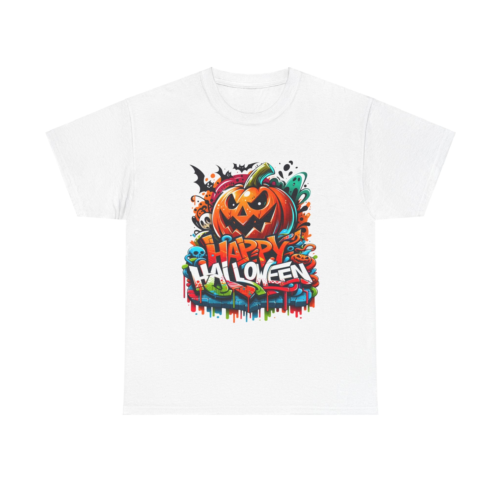 Happy Halloween Unisex Heavy Cotton Tee