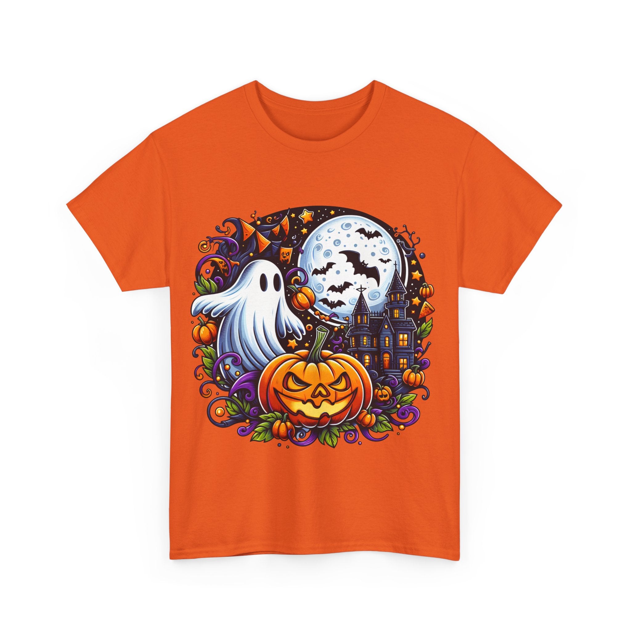 Halloween Boo Unisex Heavy Cotton Tee