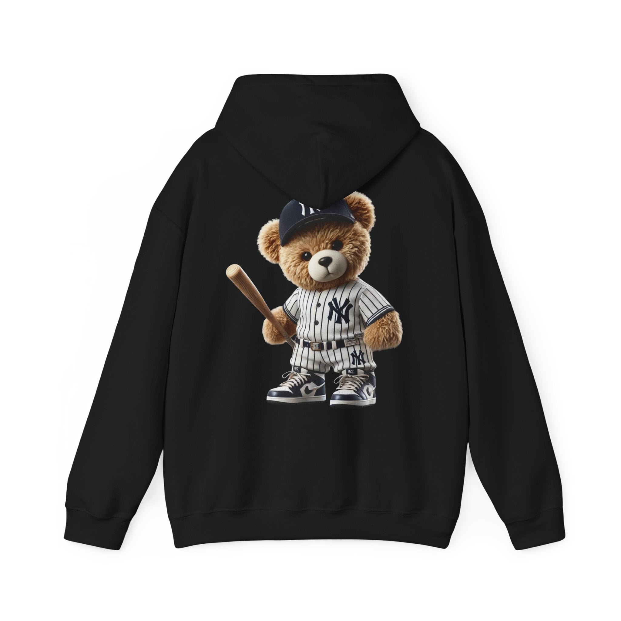 NY Baseball Teddy Bear Unisex Hoodies