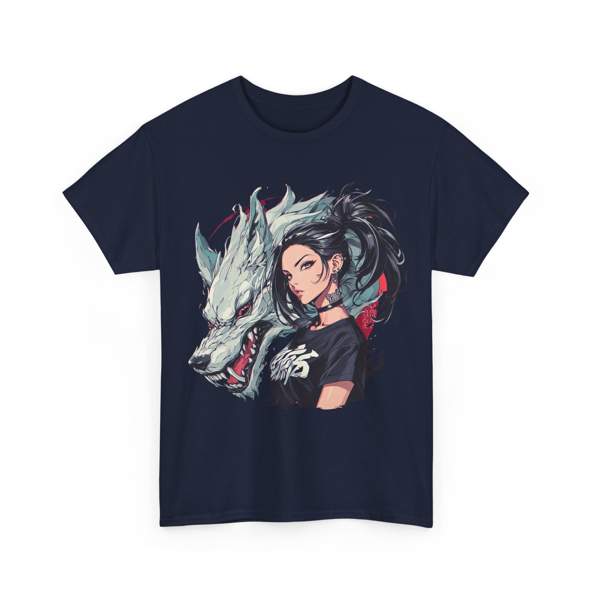 Anime Gangsta Wolf Princess Unisex Heavy Cotton Tee