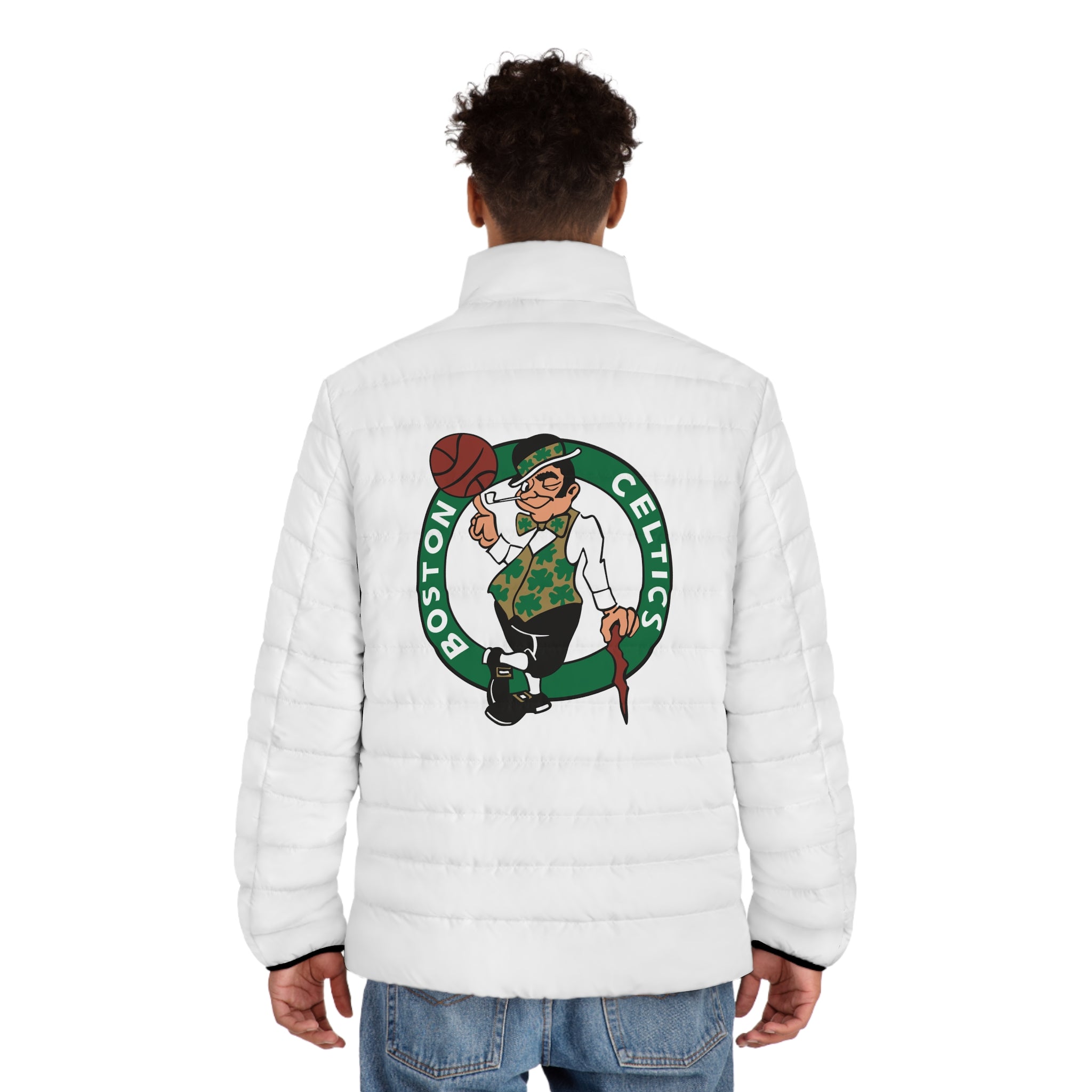 Men's Boston Celtics Puffer Jacket - Stylish Winter Outerwear for Fans