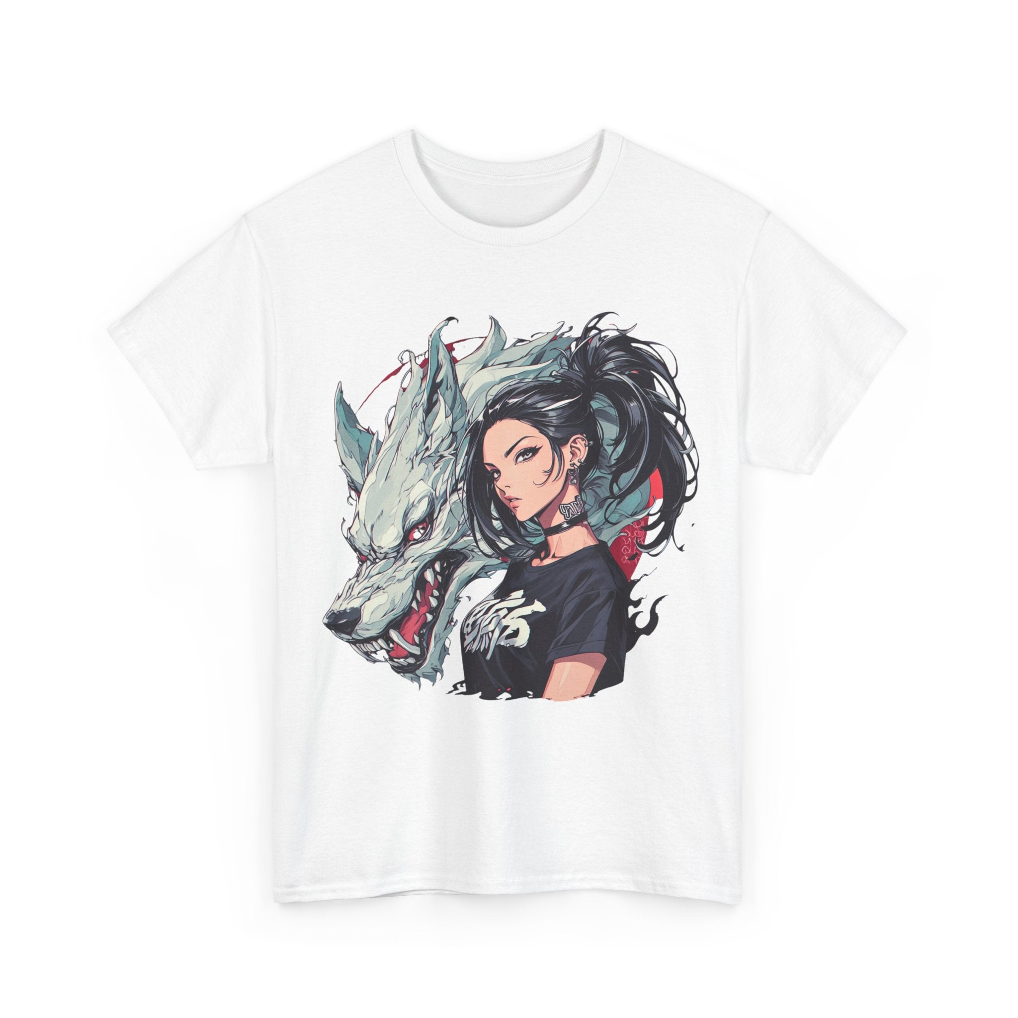 Anime Gangsta Wolf Princess Unisex Heavy Cotton Tee