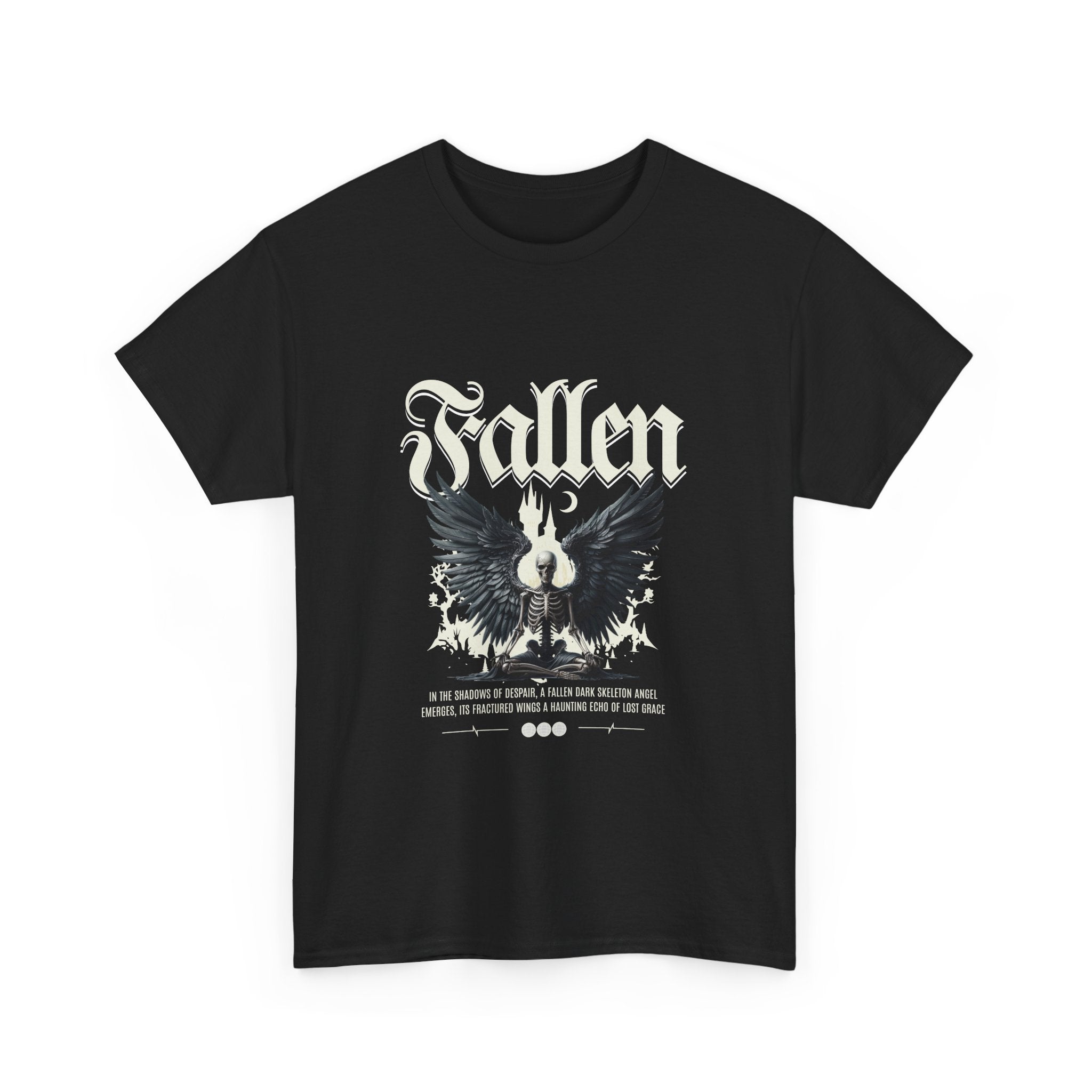 Fallen Graphic Unisex Heavy Cotton Tee - Casual Style for Music Lovers.
