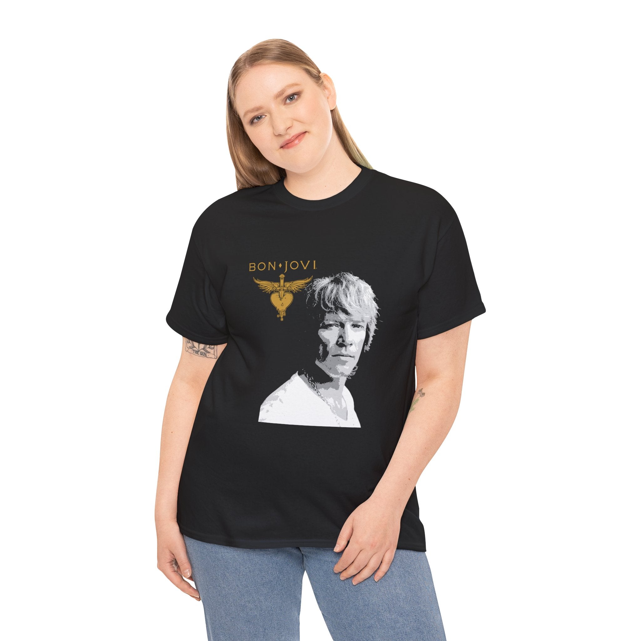 Bon Jovi Tribute Unisex Heavy Cotton Tee