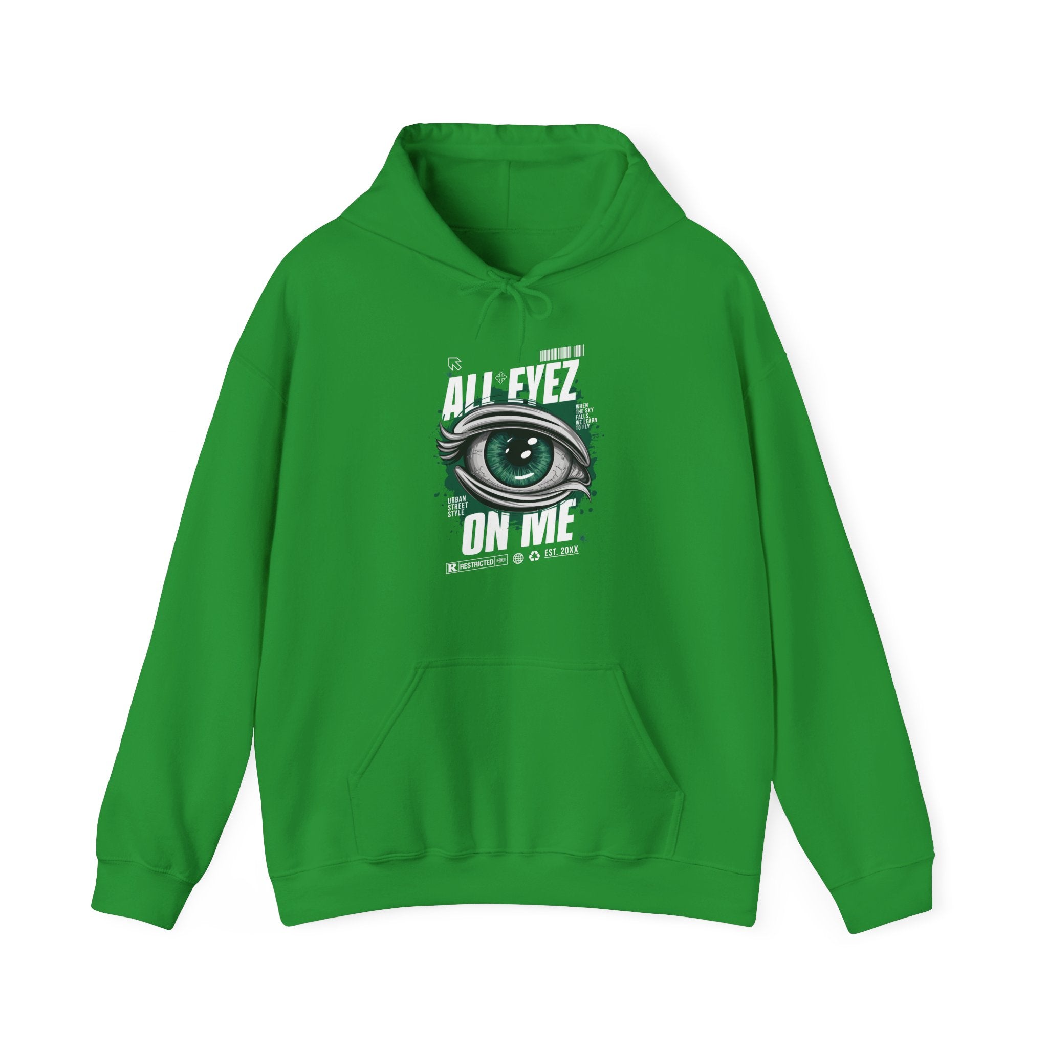 All Eyez On Me Unisex Heavy Blend Hoodie - Urban Streetwear Sweatshirt