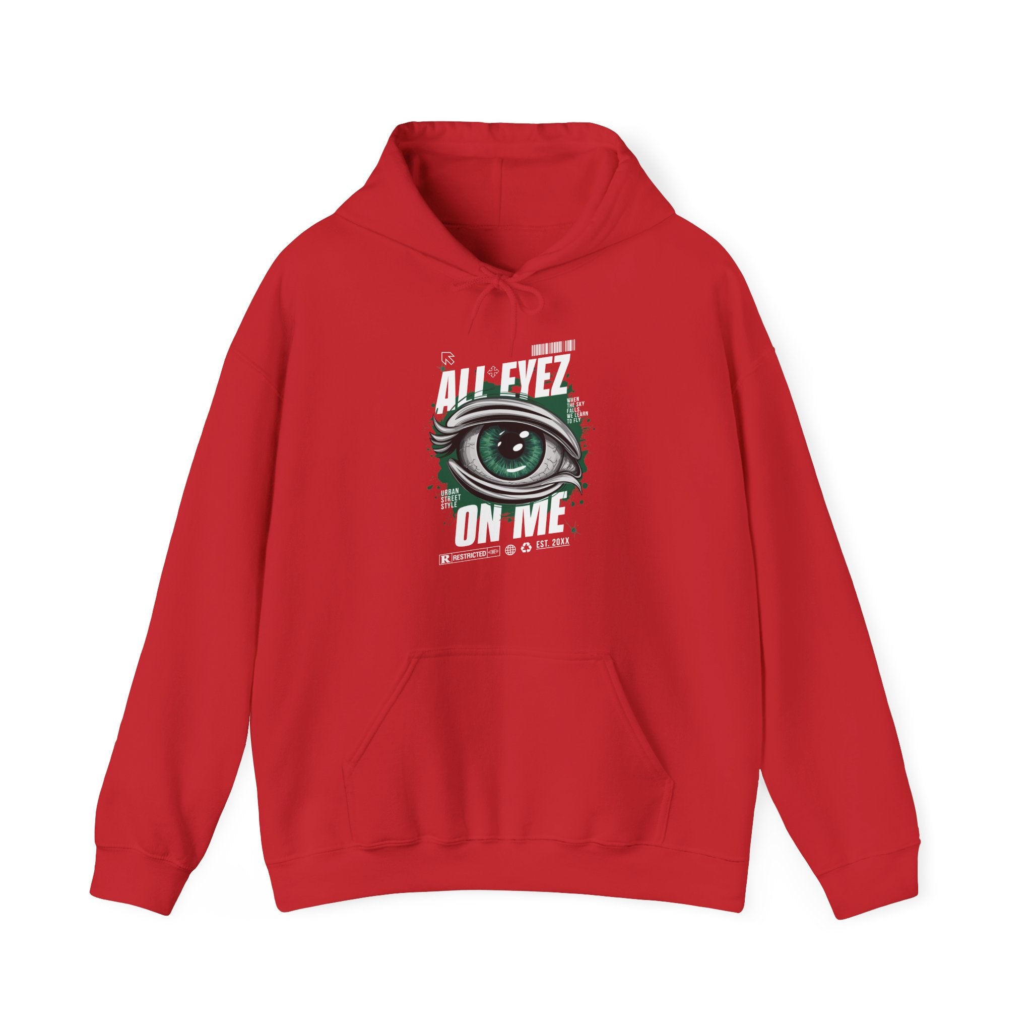 All Eyez On Me Unisex Heavy Blend Hoodie - Urban Streetwear Sweatshirt