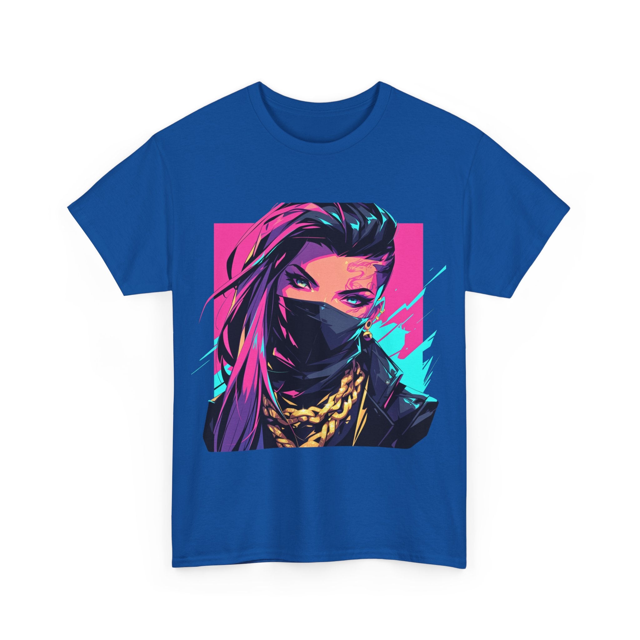 Anime Gangsta Girl Unisex Heavy Cotton Tee