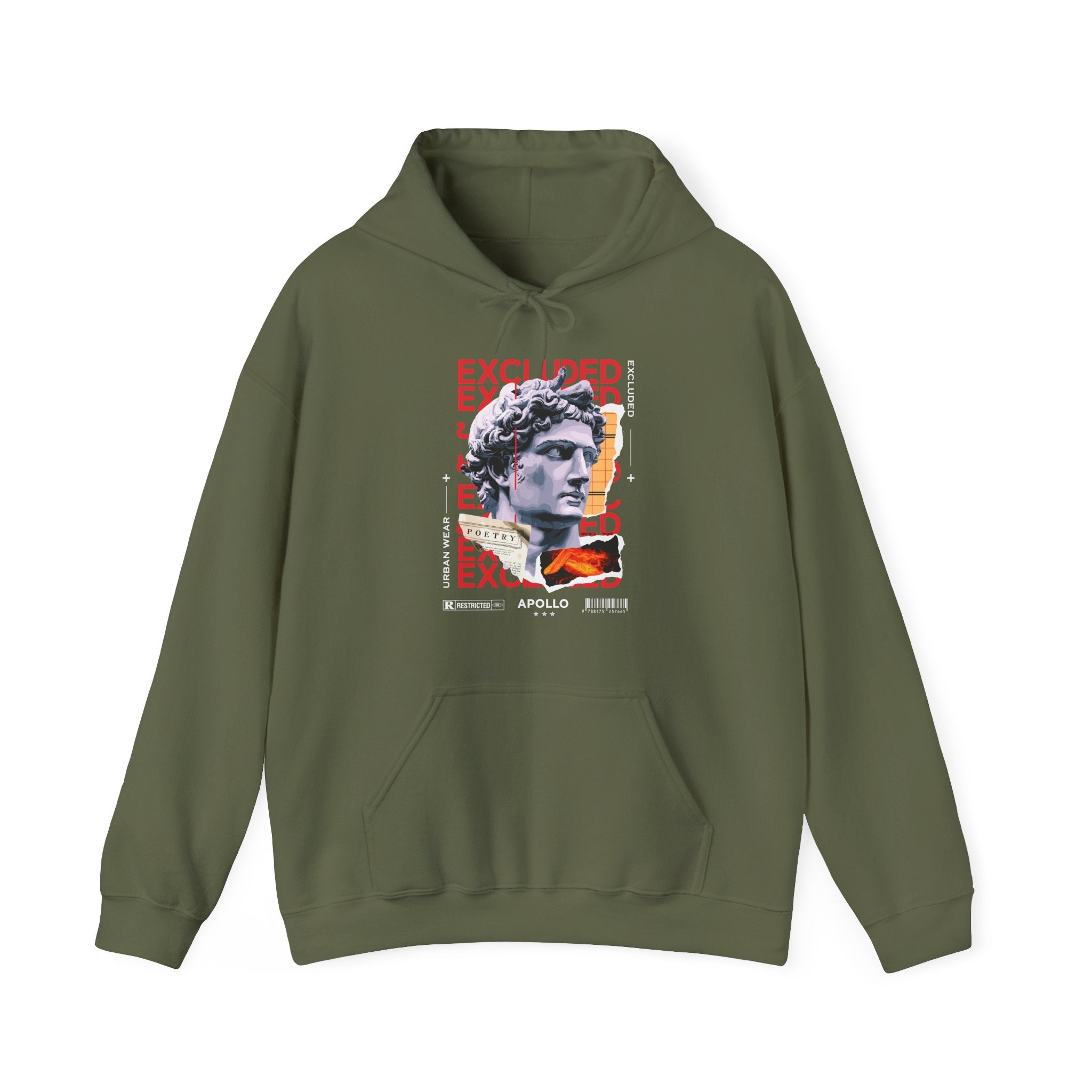 Artistic Apollo Hoodie  Excluded Design for Creative Souls