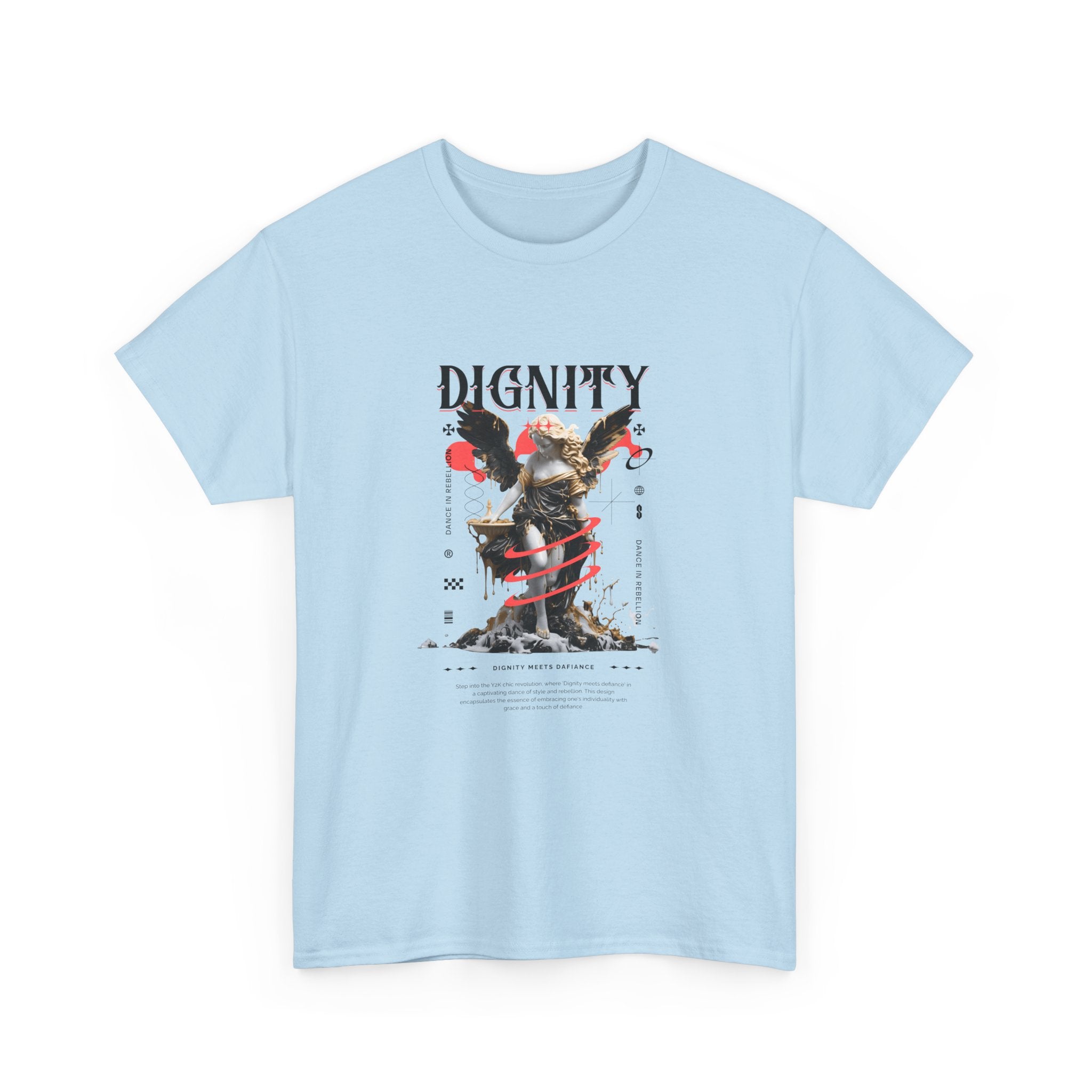 Dignity Graphic Unisex Heavy Cotton Tee - Bold Art for Self-Expression