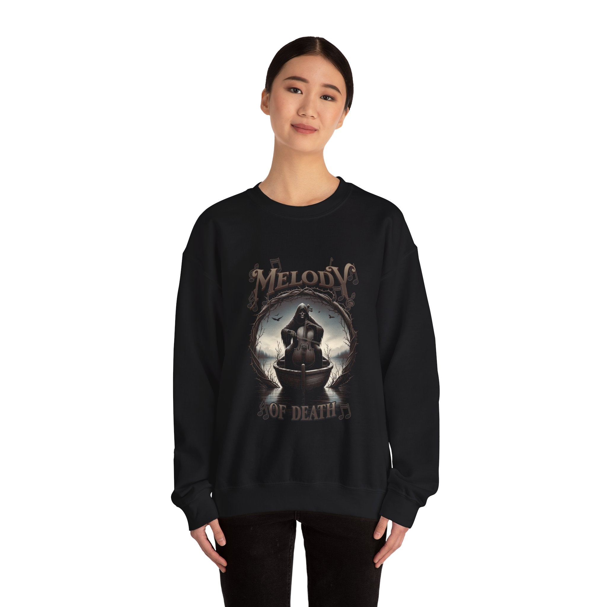 Melody of Death Unisex Sweatshirt - Dark Aesthetic Crewneck