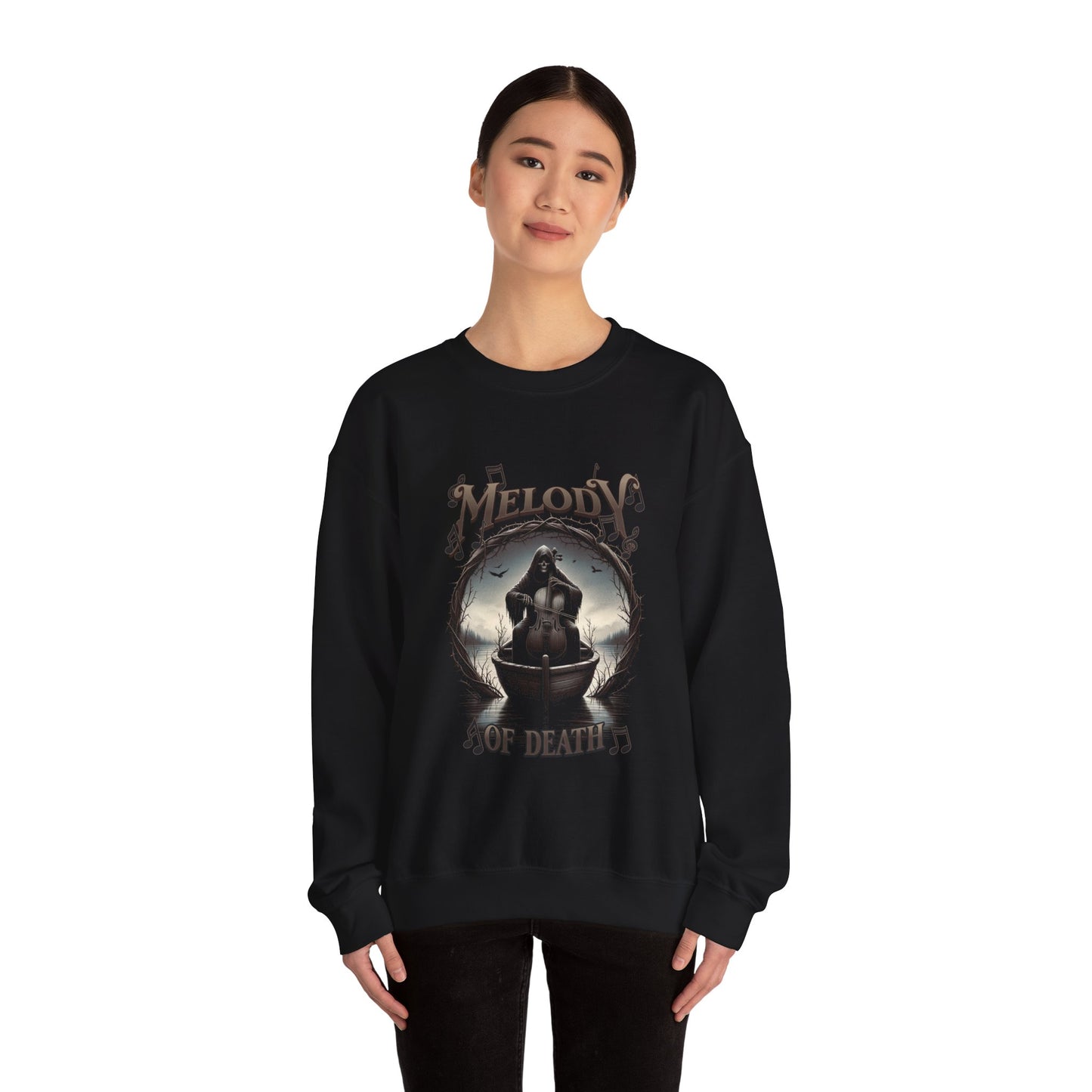 Melody of Death Unisex Sweatshirt - Dark Aesthetic Crewneck