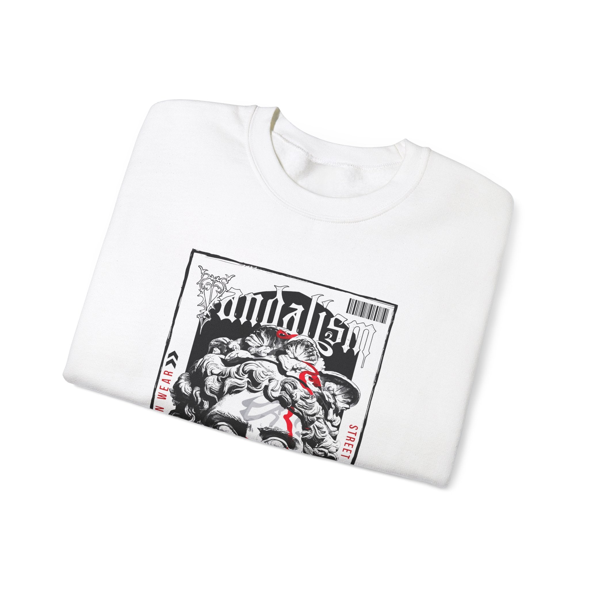 Vandalism Graphic Unisex Crewneck Sweatshirt - Edgy Street Style