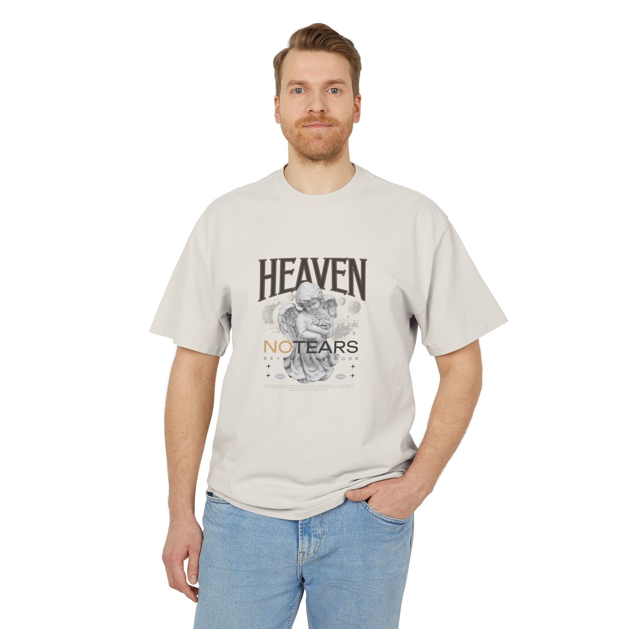 Unisex Heavy Faded Tee - Heaven No Tears Graphic T-Shirt