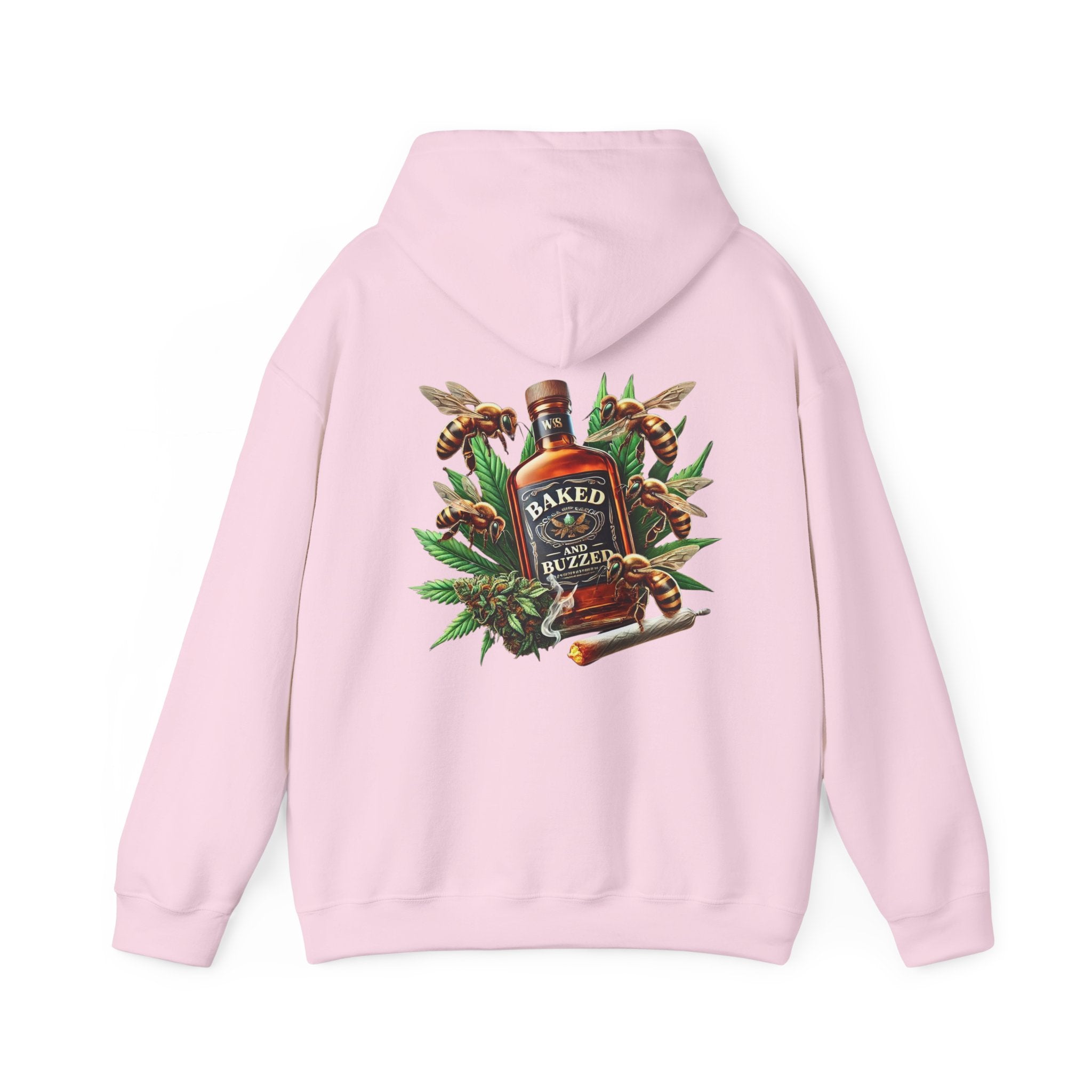 Baked And Buzzed Whiskey And Bees Unisex Hoodie