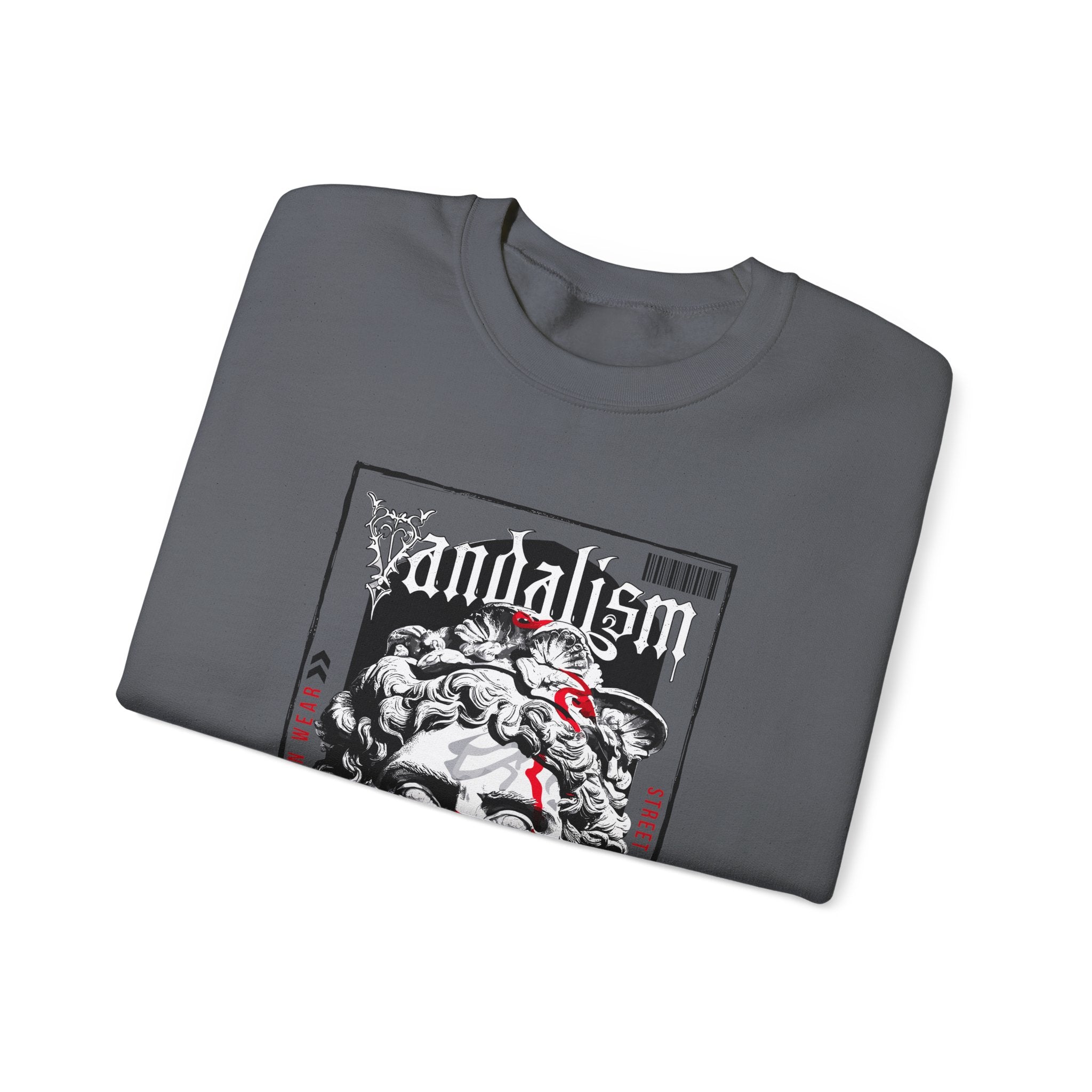 Vandalism Graphic Unisex Crewneck Sweatshirt - Edgy Street Style