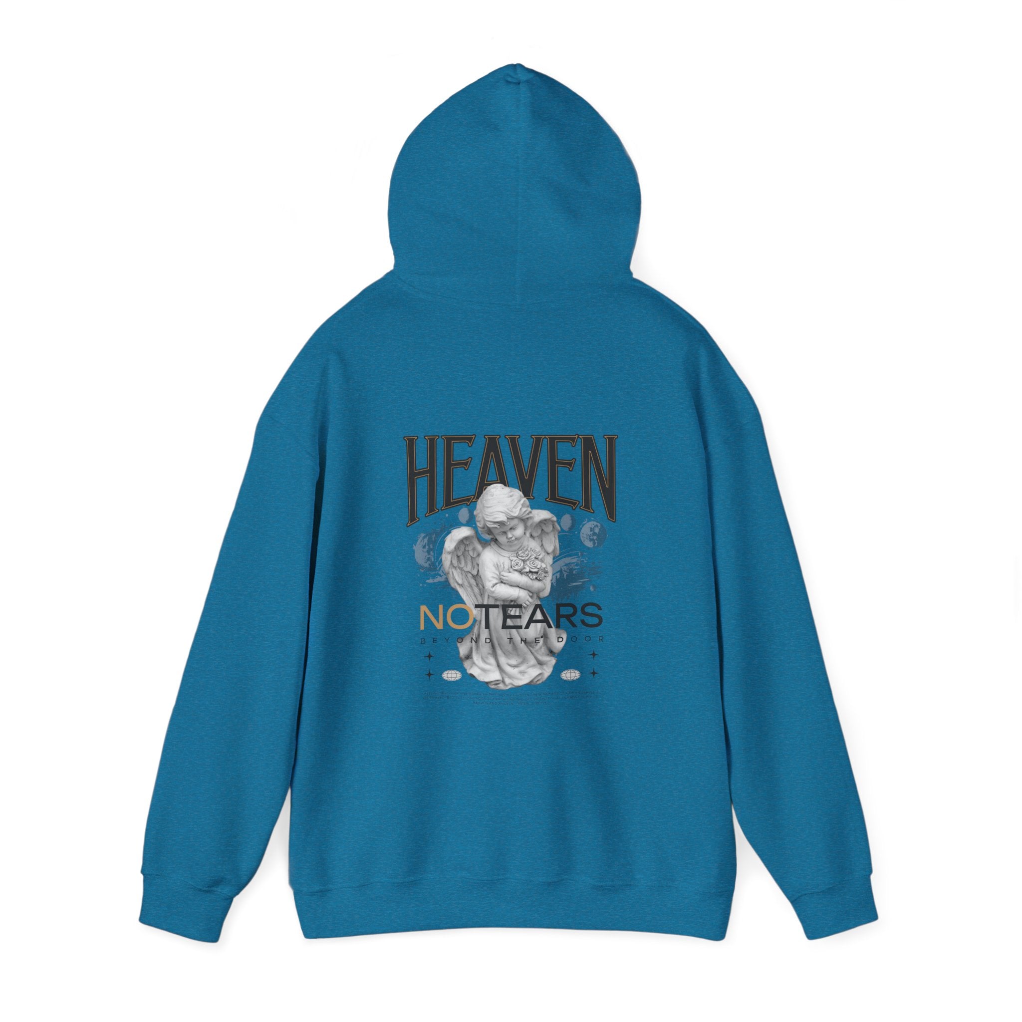 Heaven No Tears Unisex Heavy Blend Hoodie - Cozy Spiritual Sweatshirt