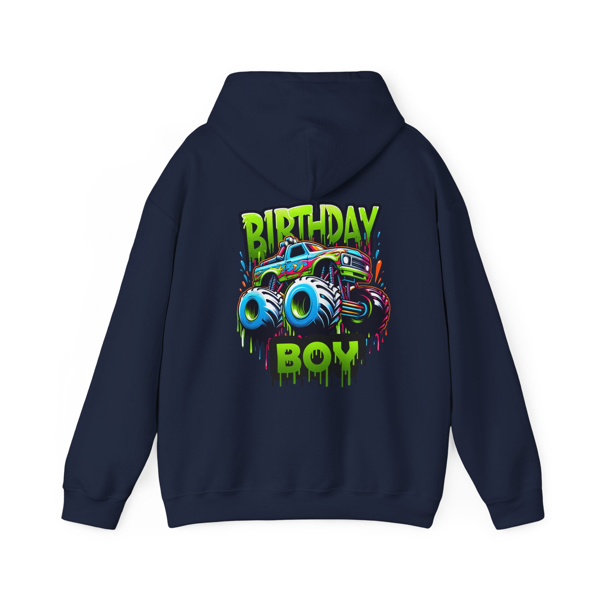 Birthday Boy Monster Truck Unisex Hoodie