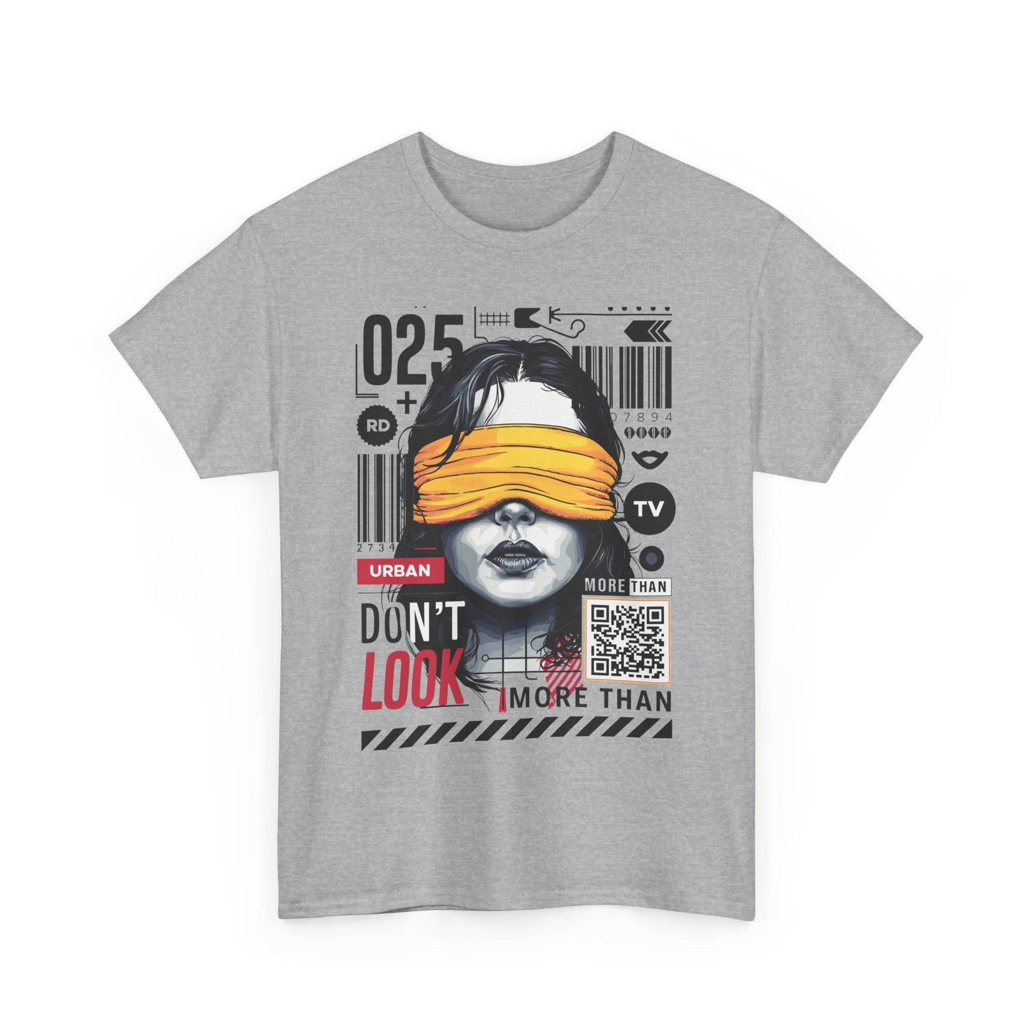 Urban Graphic T-Shirt - "Don't Look" Design