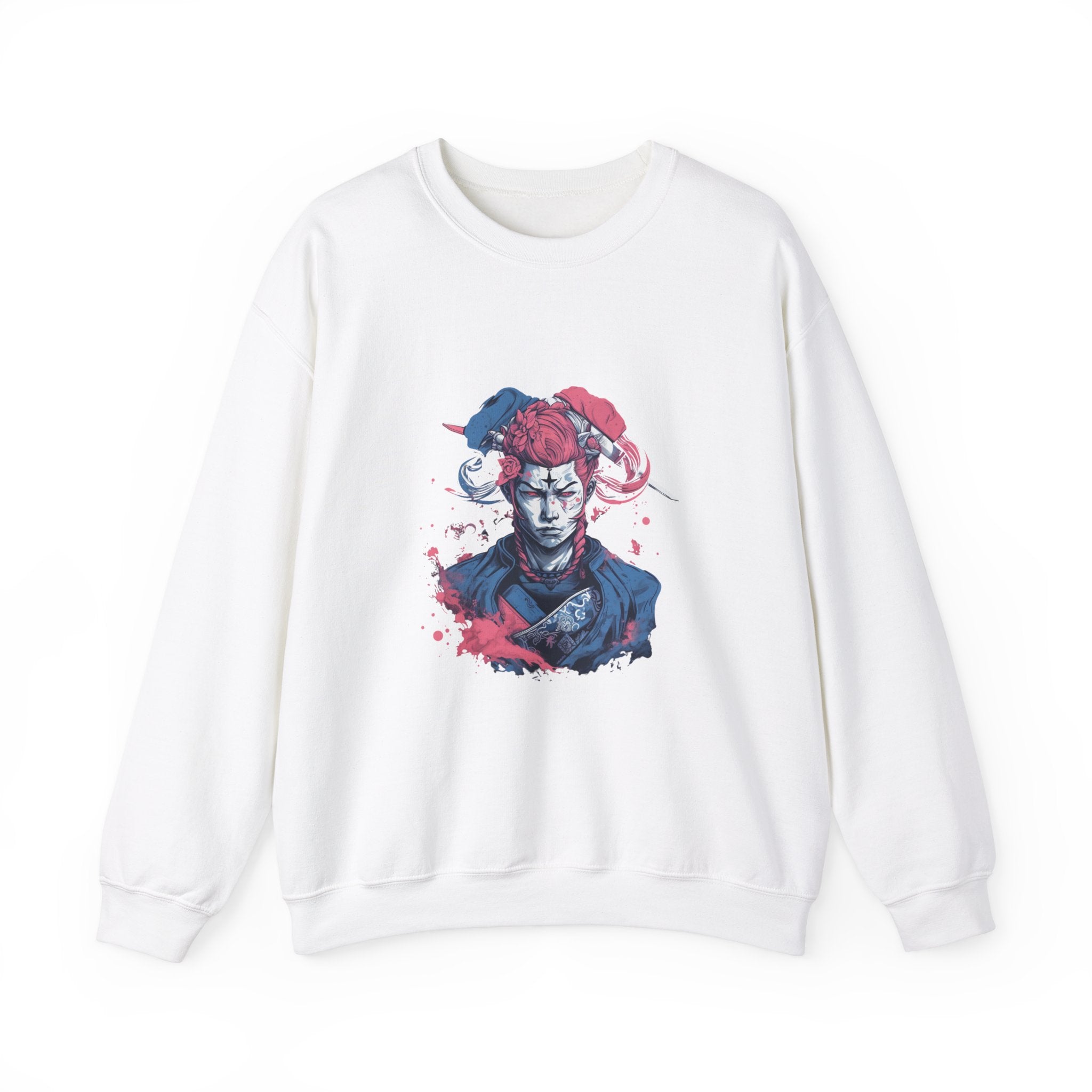 Artistic Unisex Crewneck Sweatshirt - Japanese Warrior Design